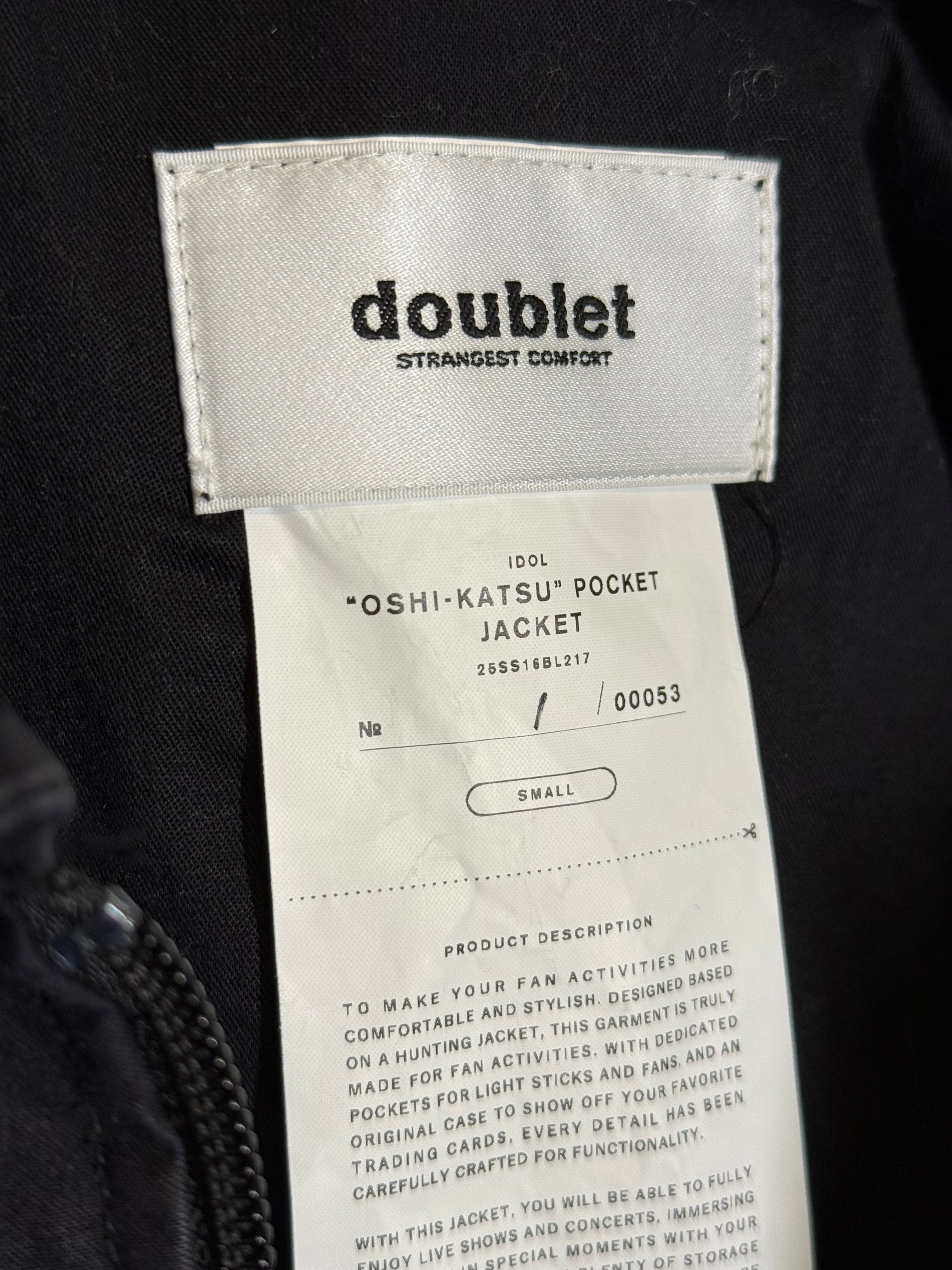 Doublet 2025SS Runway Oshi-Katsu Pocket Jacket