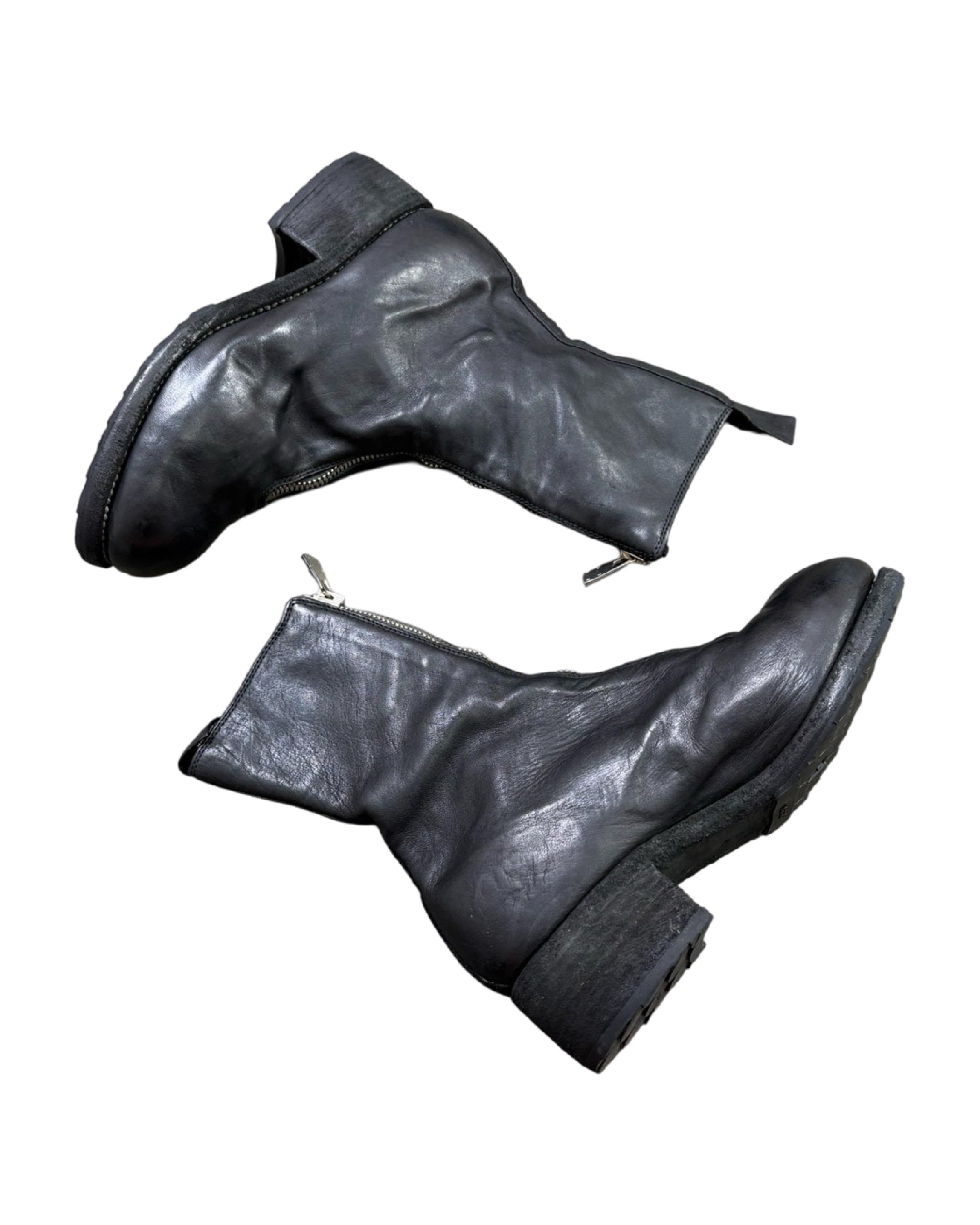 Guidi PL2 Horse Leather Front Zip Boots