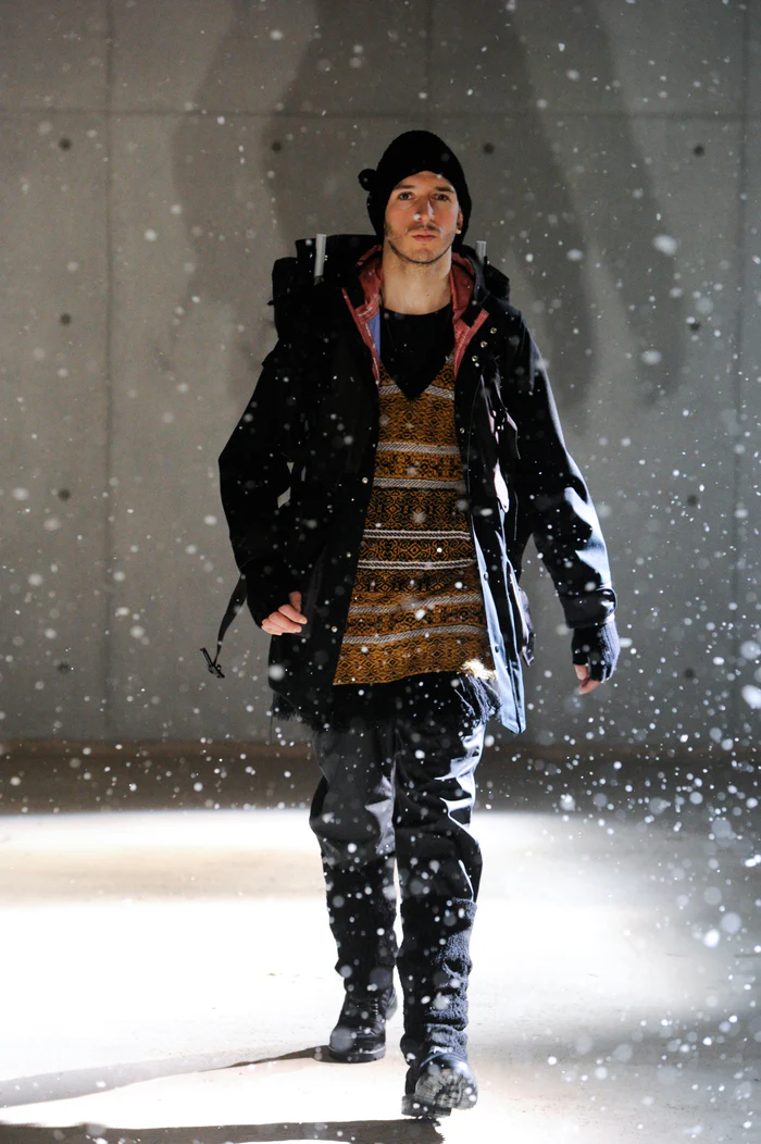 White Mountaineering 2011AW Runway Gore-Tex Colored Lining M51 Fishtail Parka