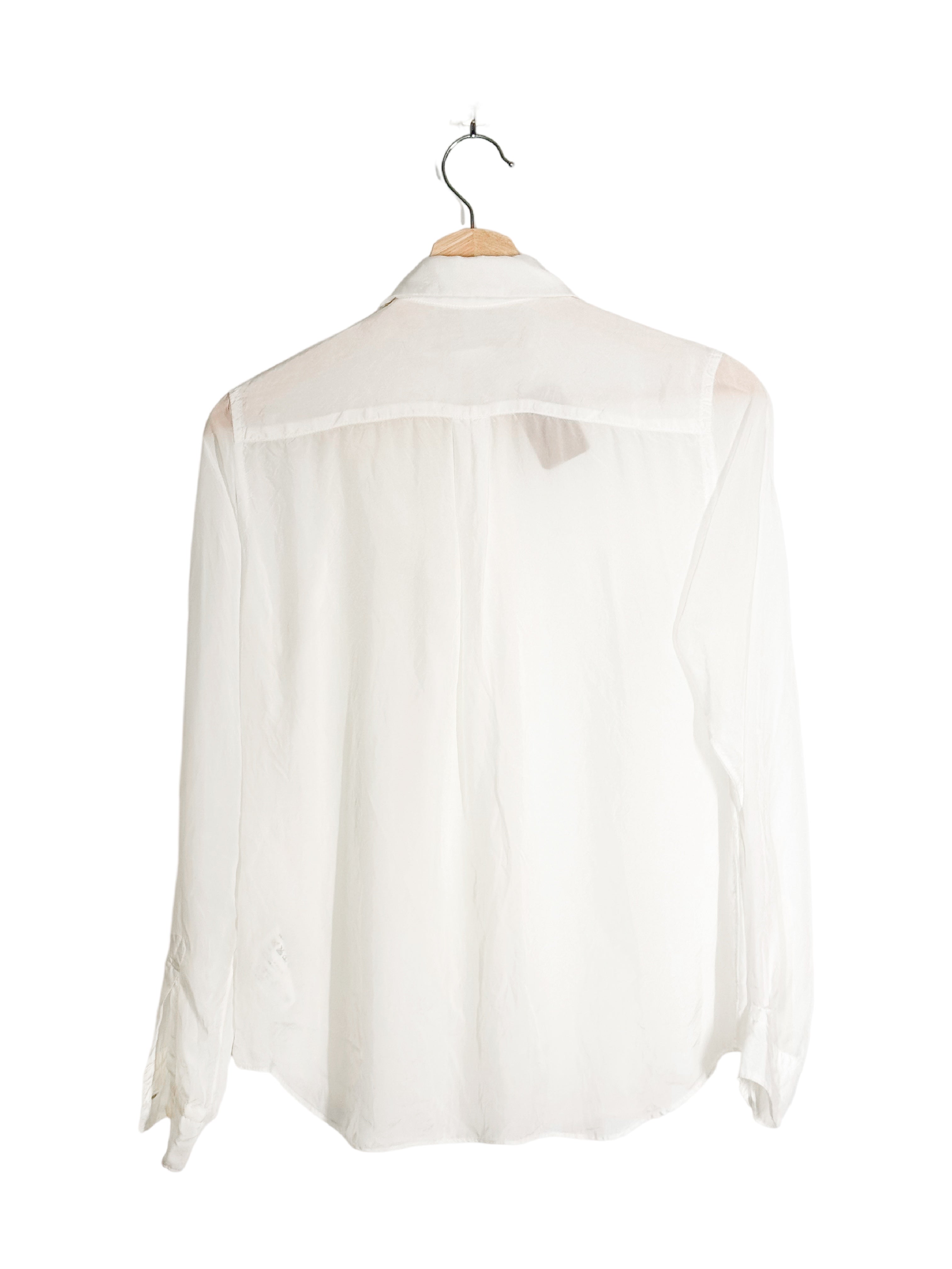Comme Des Garcons 2016AW Double Bow Chiffon Shirt