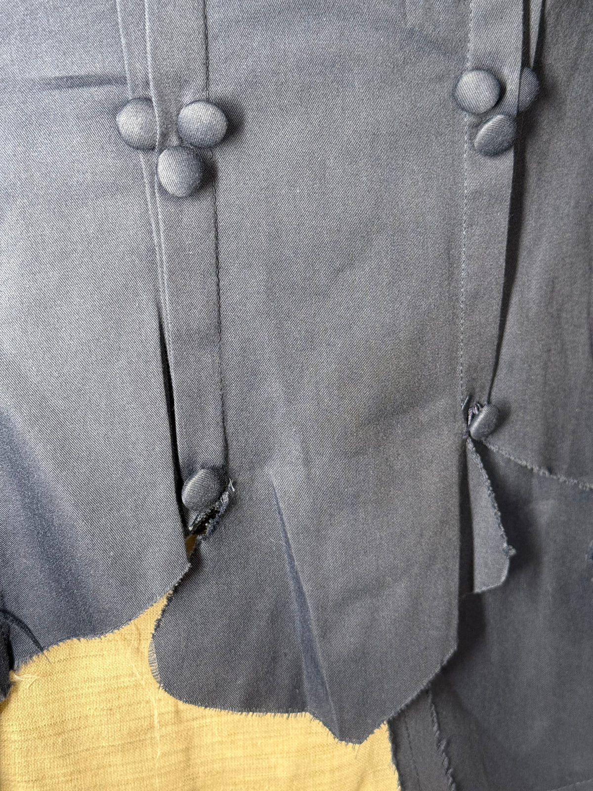 Yohji Yamamoto 2012SS Runway Deconstructed Raw-Edges Blazer