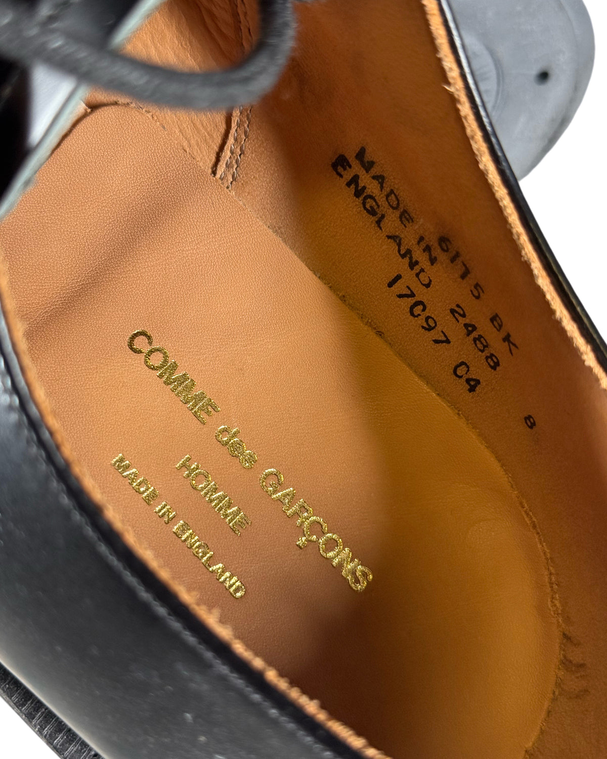 Comme des Garcons Homme x NPS 2020AW Officer Gibson Derbys
