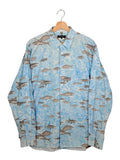 Comme Des Garcons Homme Plus 2017SS Runway Fish All-Over Print Shirt
