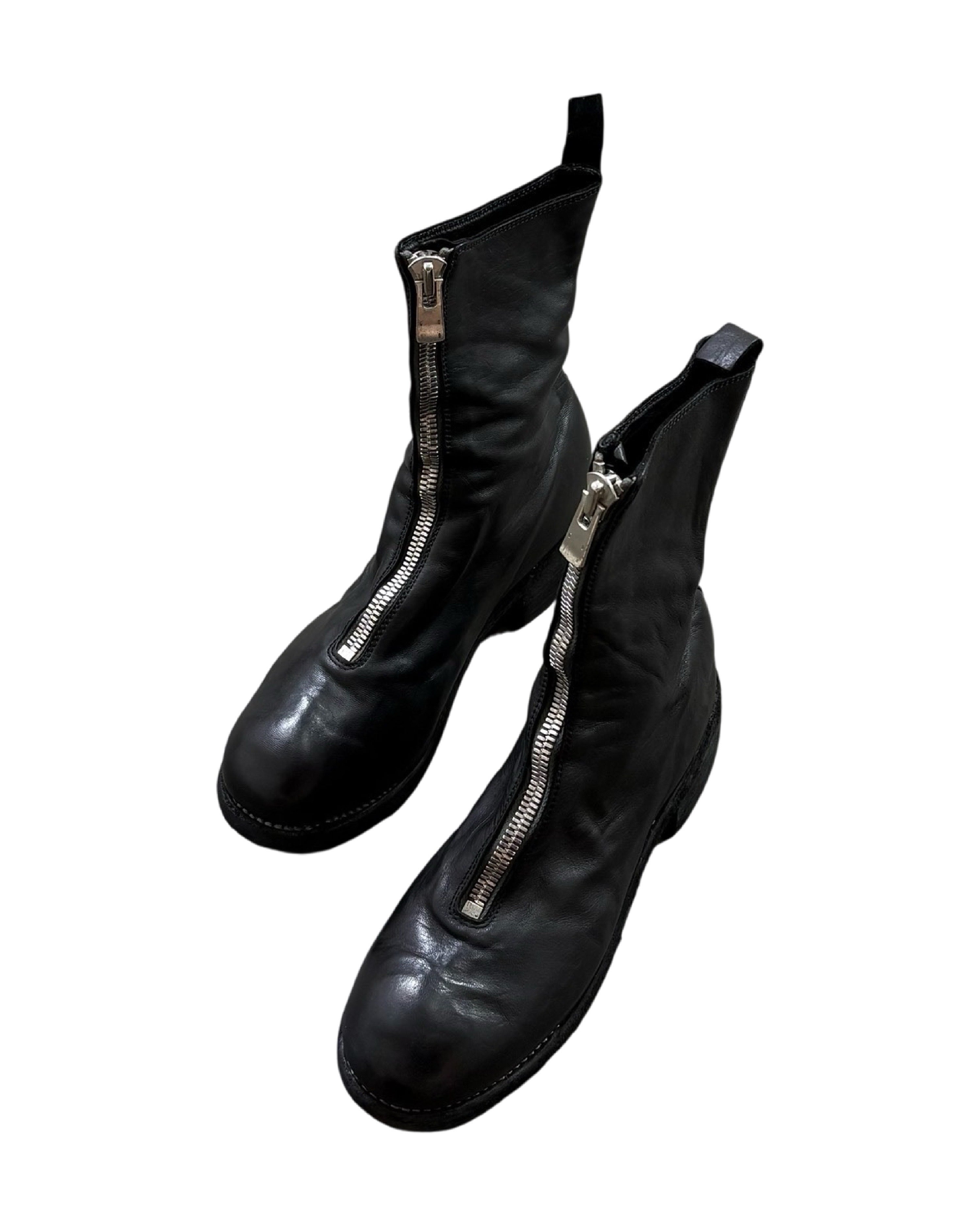 Guidi PL2 Horse Leather Front Zip Boots