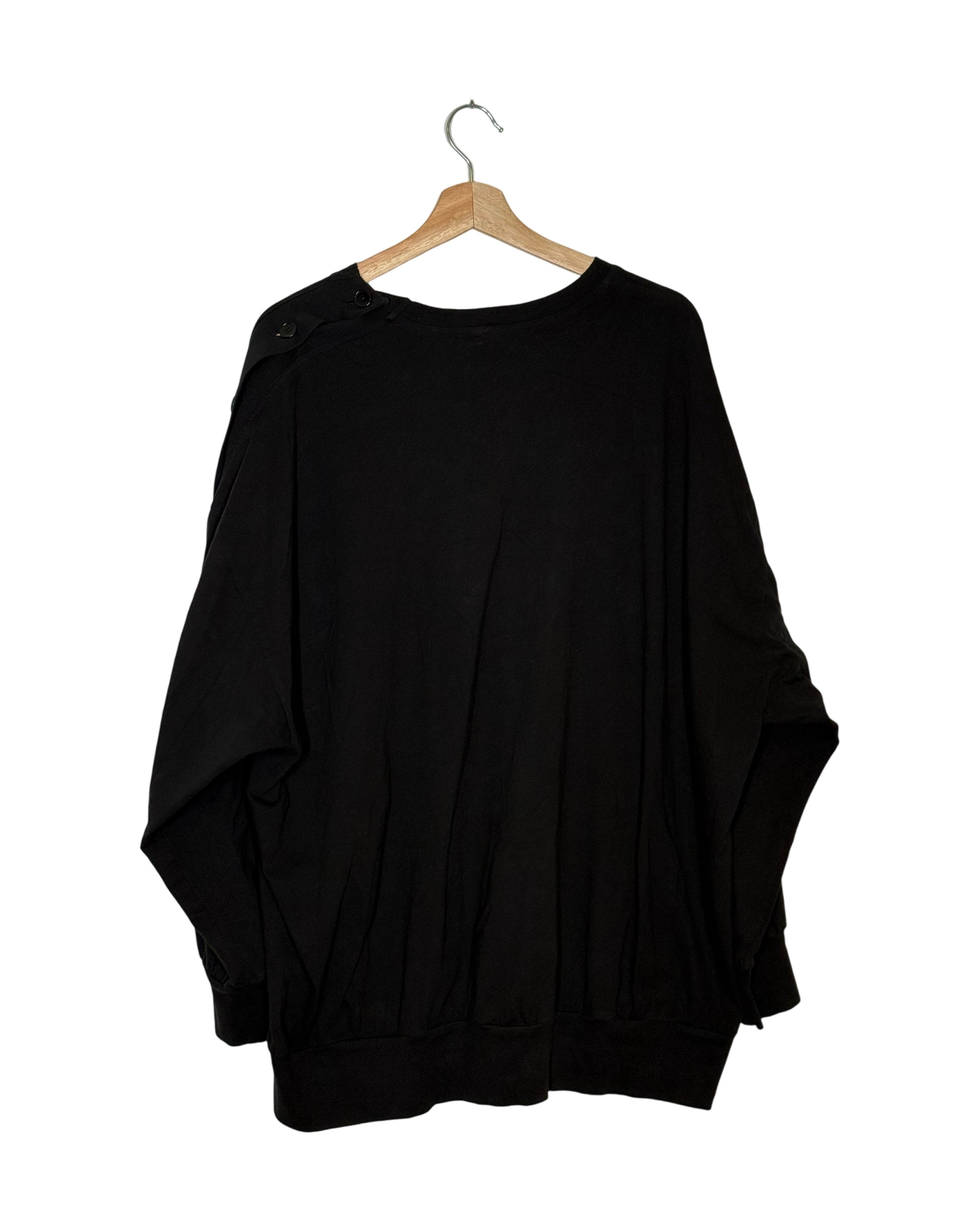 Yohji Yamamoto Ground Y 2023SS Asymmetric Button Pullover