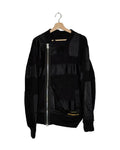 Sacai 2021SS Runway Patchwork Knit Zip Sweater