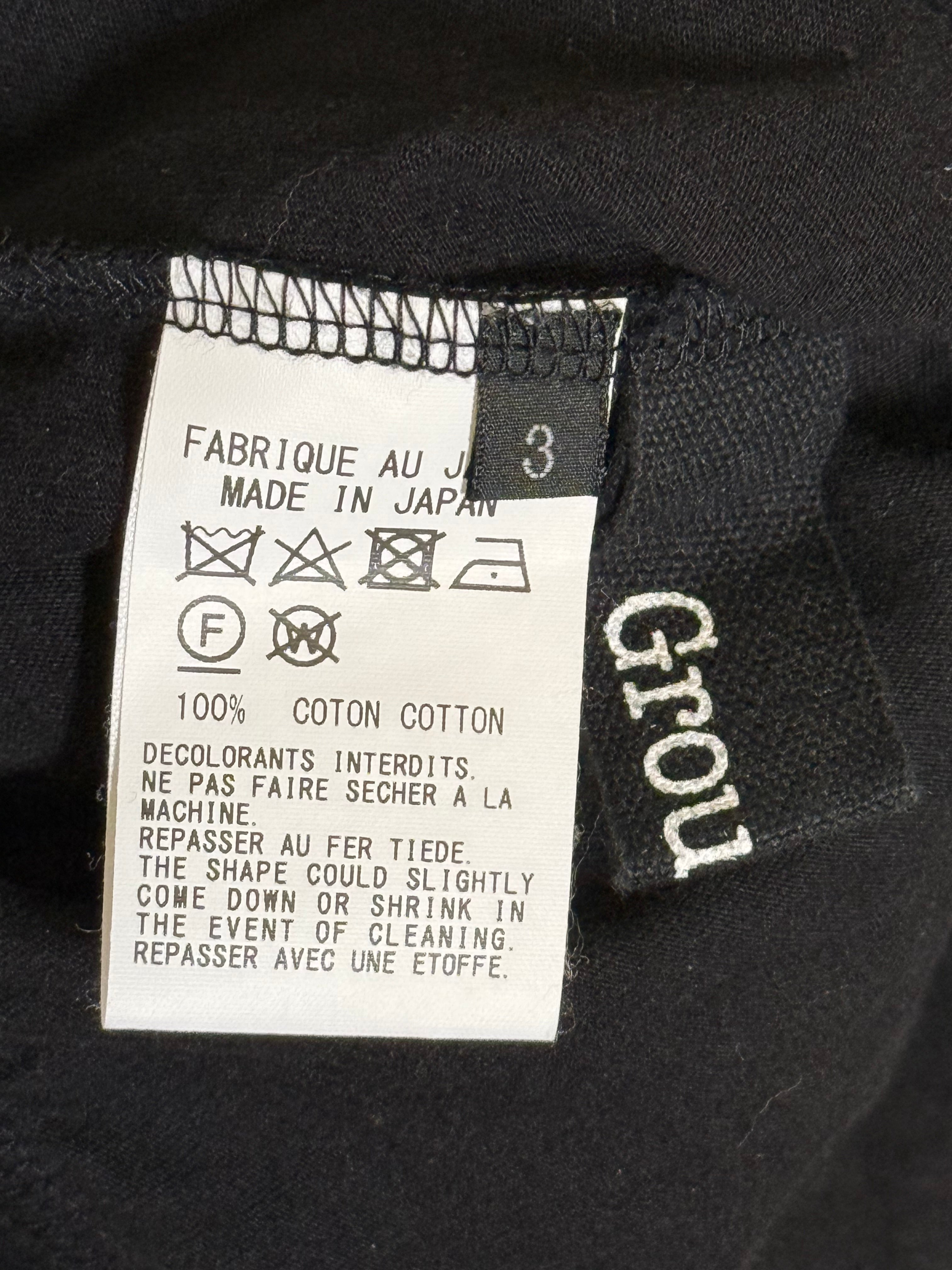 Yohji Yamamoto Ground Y 2023SS Asymmetric Button Pullover