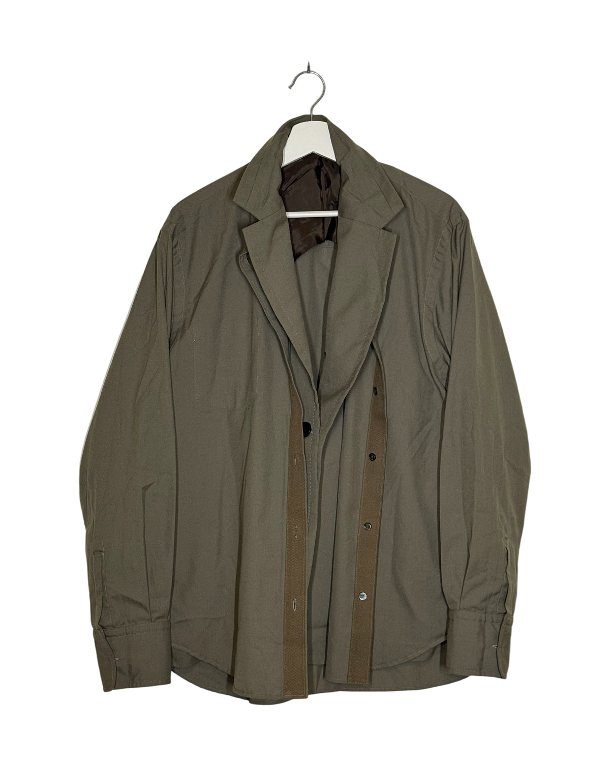 Sacai 2021AW double-layer reversible blazer - detail view 3
