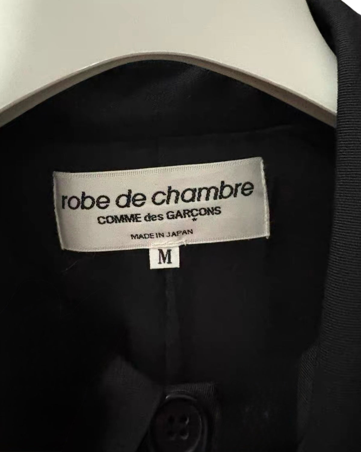 robe de chambre Comme Des Garcons 2000s Roses Patchwork Wool Jacket