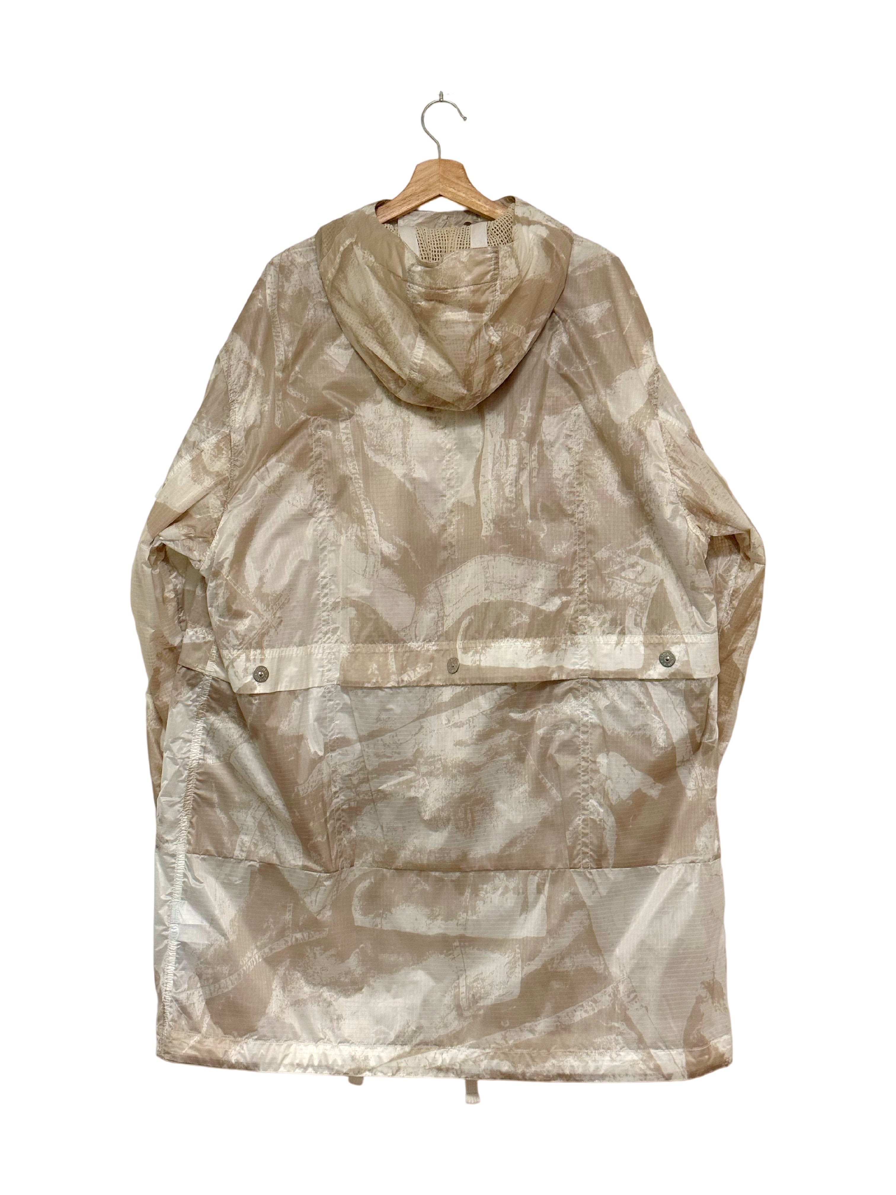 Stone Island White Badge 2025SS UV Reactive Scan Camo On Nylon Ripstop Parka