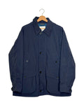 Nanamica 2024AW 2L Pertex Unlimited field jacket - front view on hanger, water-resistant nylon taffeta, detachable hood