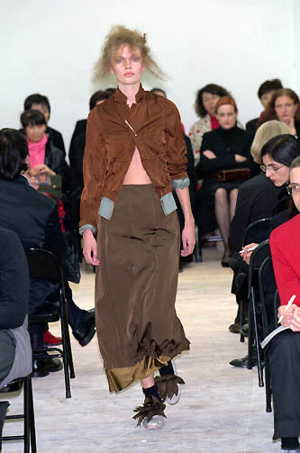 Comme Des Garcons 2000SS Runway Multi-Material Patchwork Crinkle Jacket