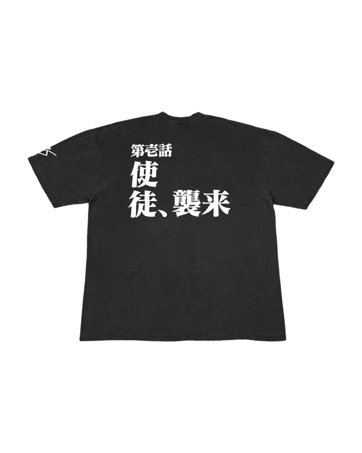 EVAGELION:95 30th Anniversary Unit-01 Print Heavy Washed Distressed T-Shirt (0001) - back view