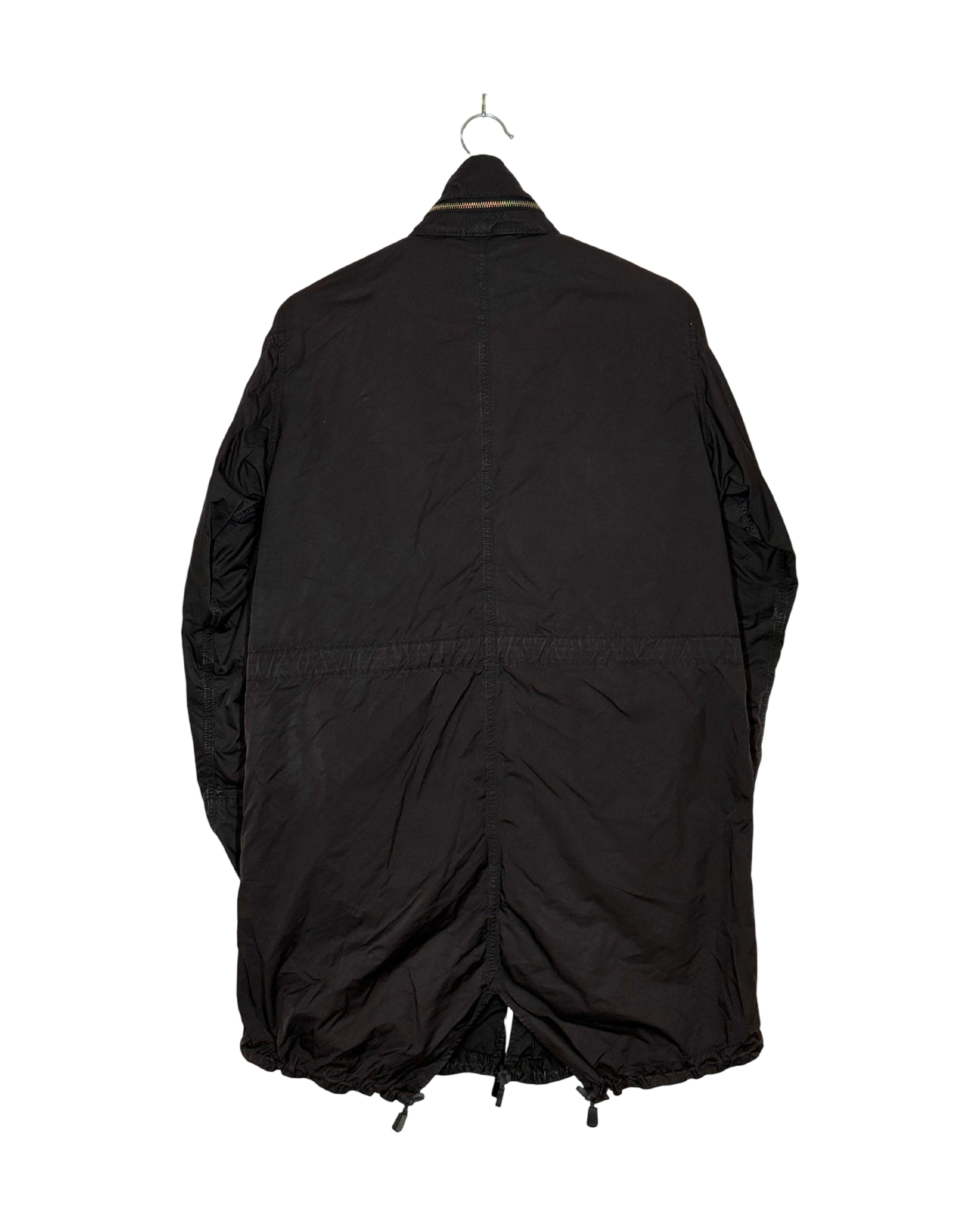 Aspesi x Y's 2004SS M51 parka with liner - back view on hanger