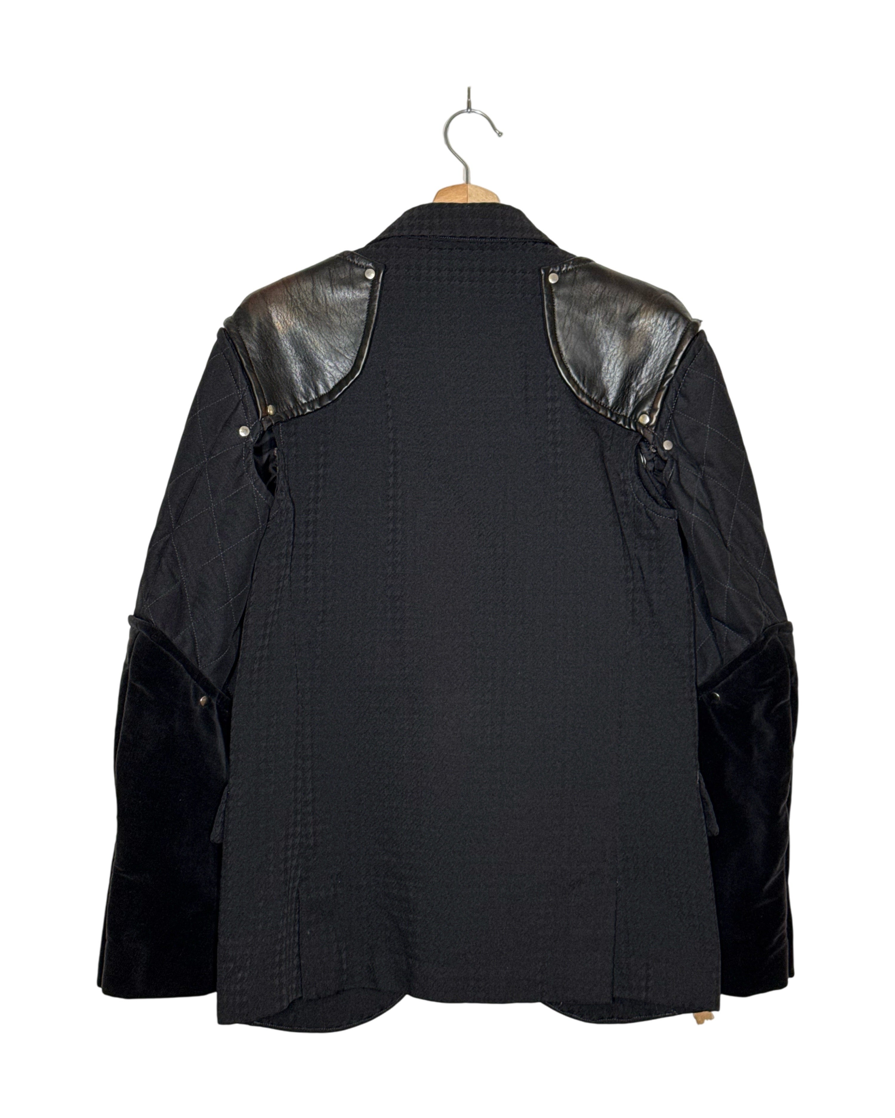 Comme des Garcons Homme Plus 2016AW Armour of Peace armoured jacket - back view on hanger