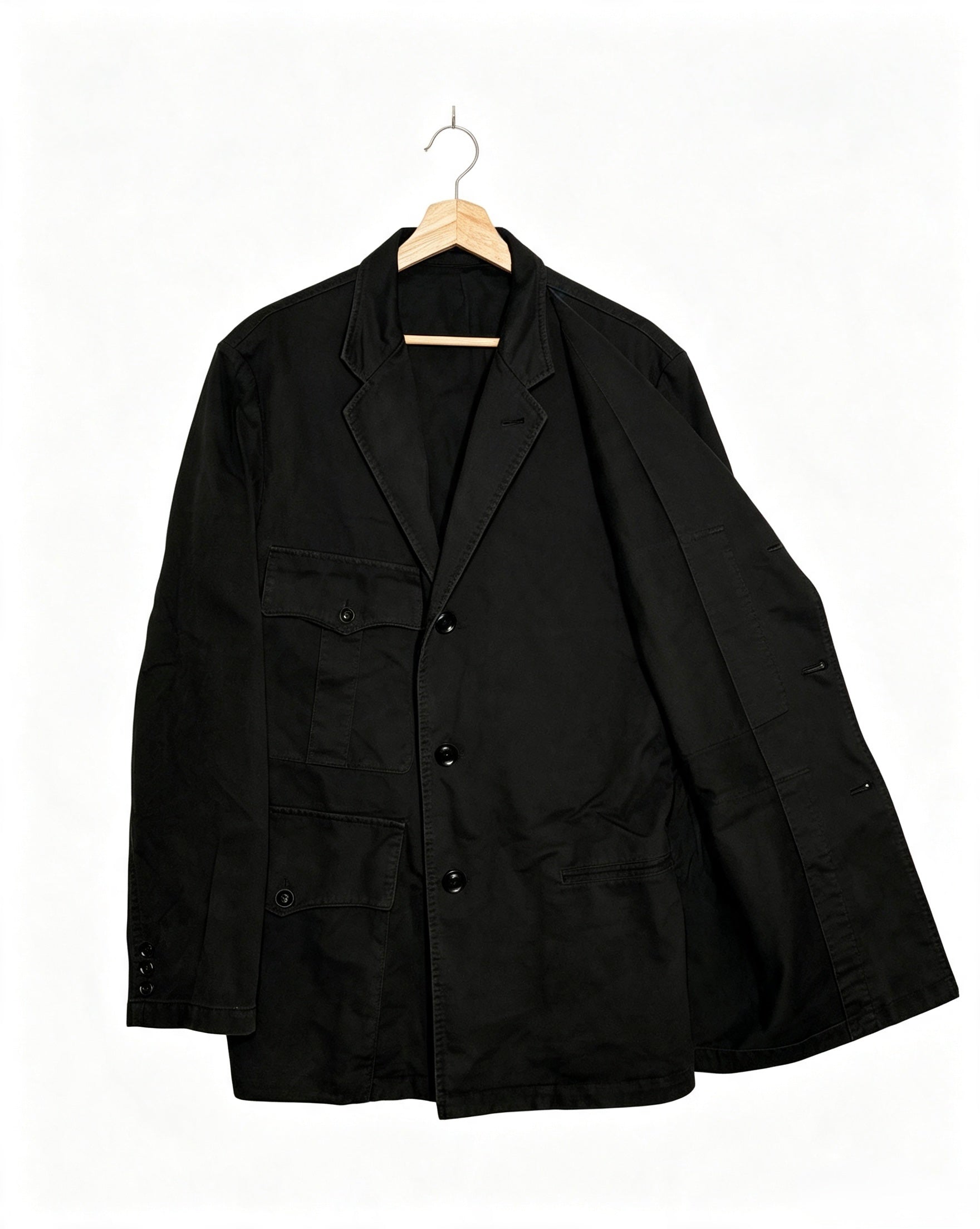 Yohji Yamamoto 2022AW Runway Pigment Army Cords Double Body Jacket
