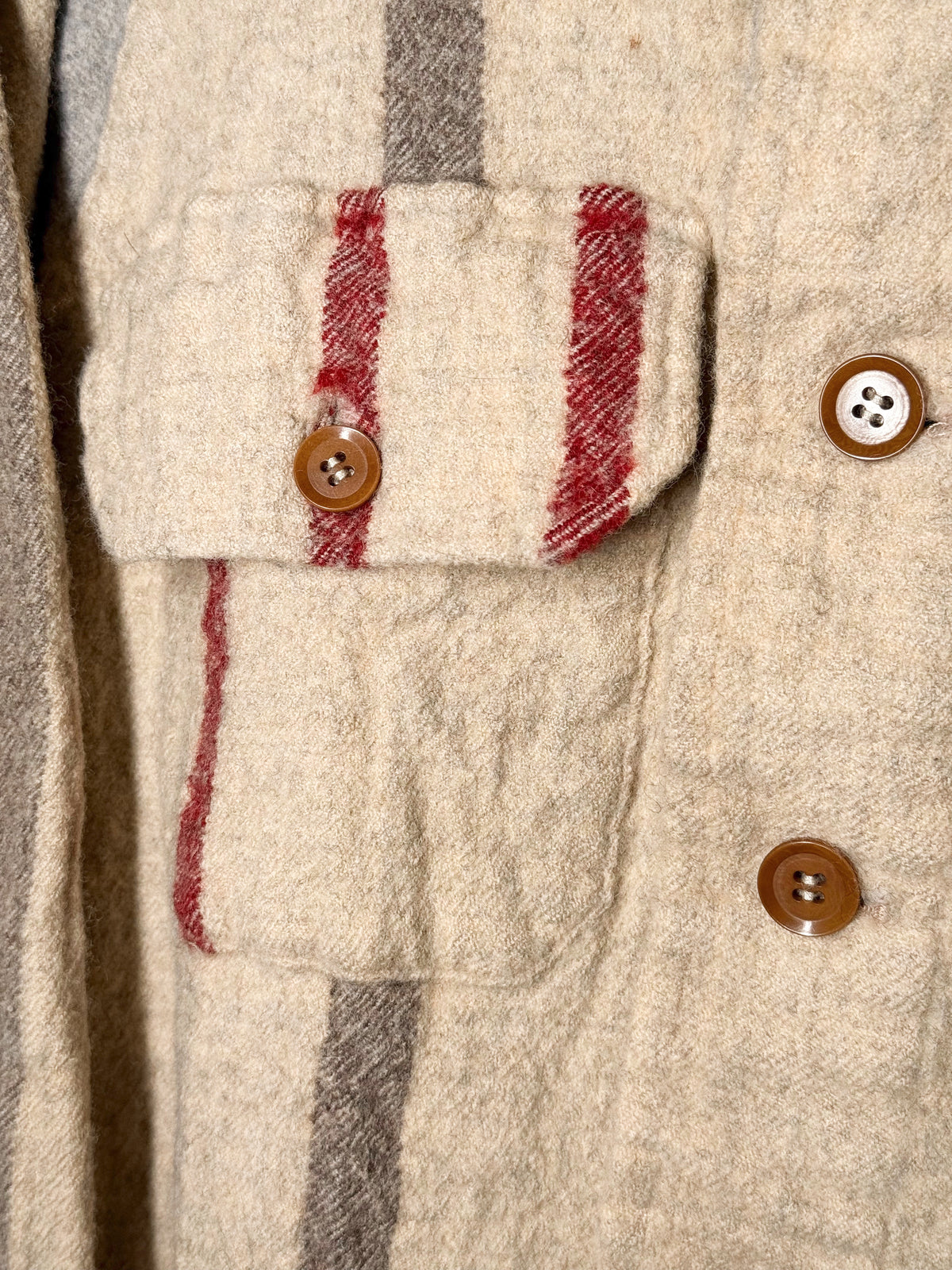 Yohji Yamamoto Y's Red Label 2006AW Fulling Wool Color-Block Jacket