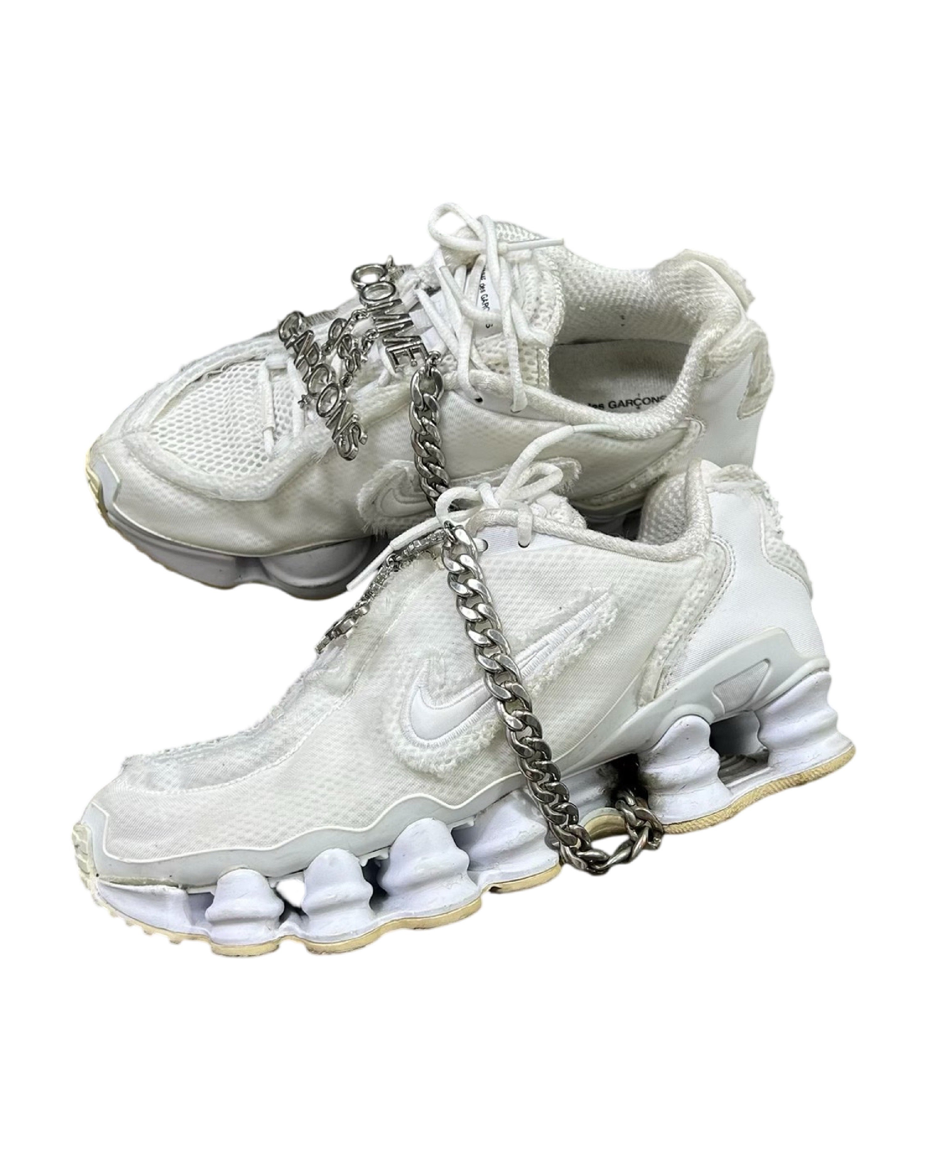 Nike x Comme Des Garcons 2019SS Runway Nike Shox TL Chain Sneakers