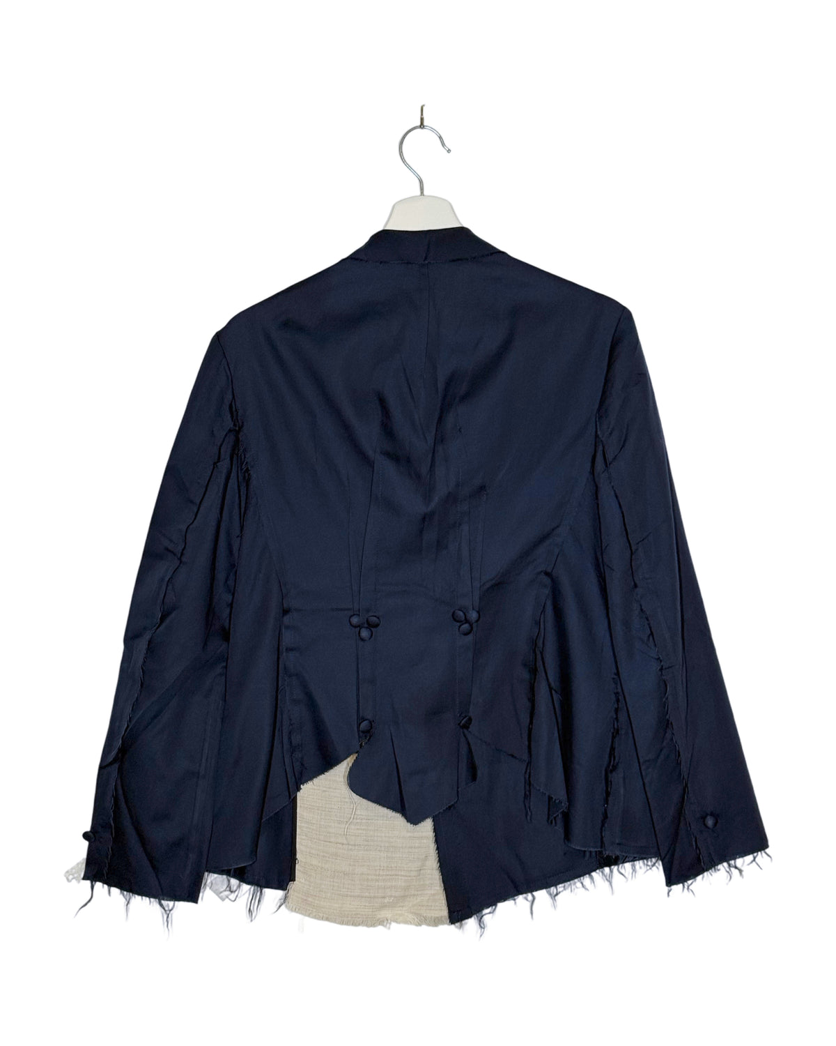Yohji Yamamoto 2012SS Runway Deconstructed Raw-Edges Blazer