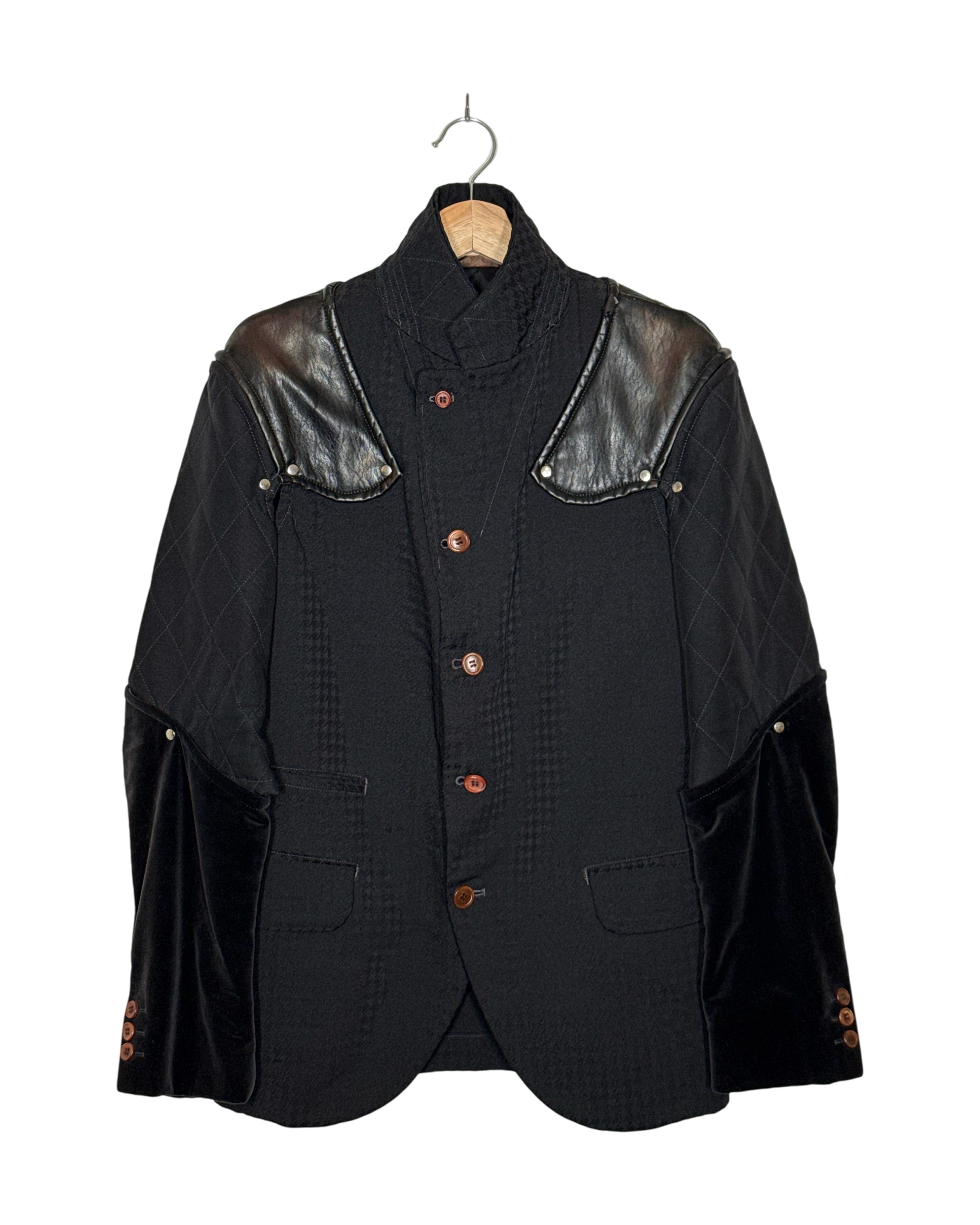 Comme des Garcons Homme Plus 2016AW Armour of Peace armoured jacket - detail view