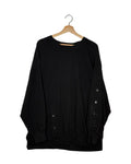 Yohji Yamamoto Ground Y 2023SS Asymmetric Button Pullover