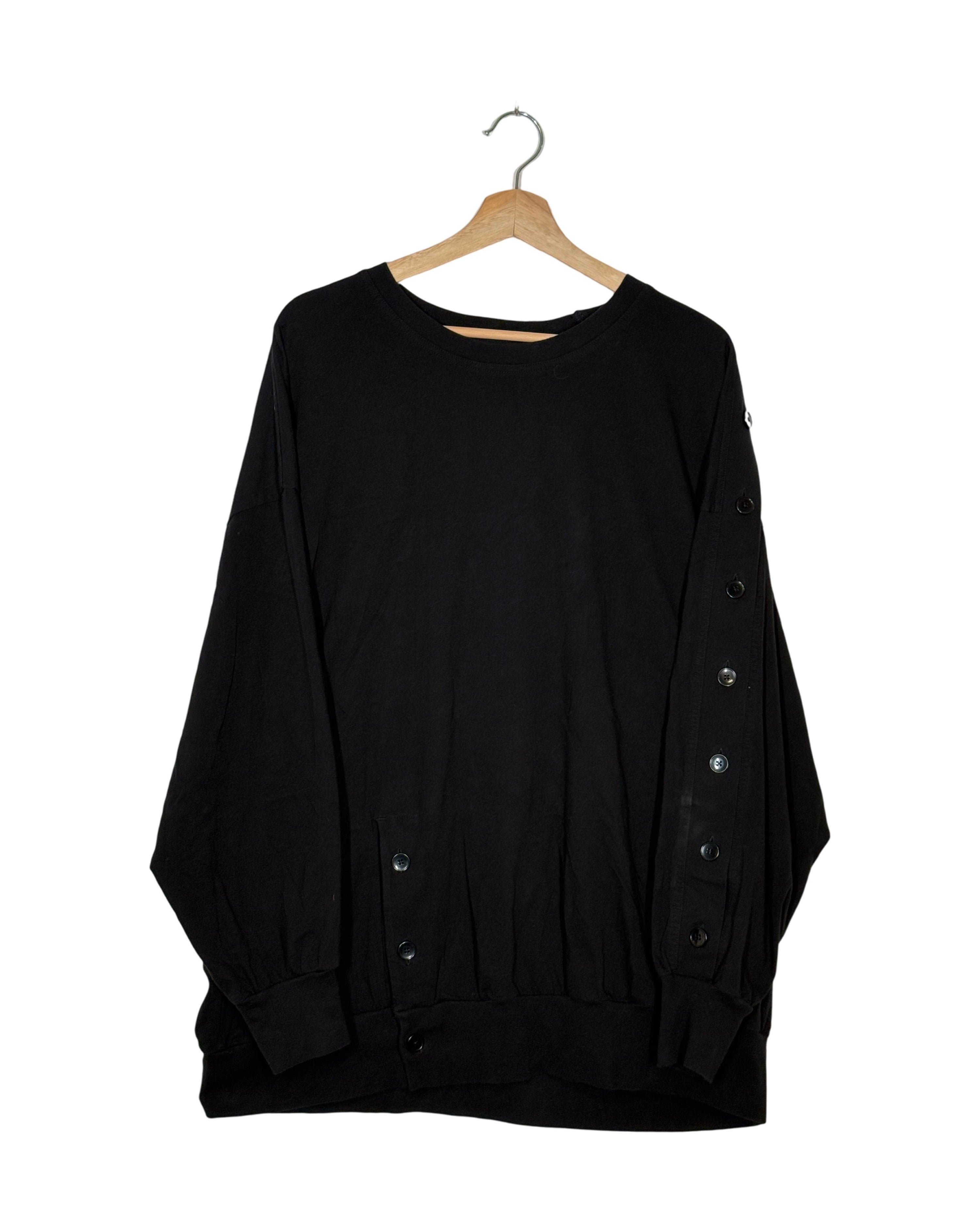 Yohji Yamamoto Ground Y 2023SS Asymmetric Button Pullover