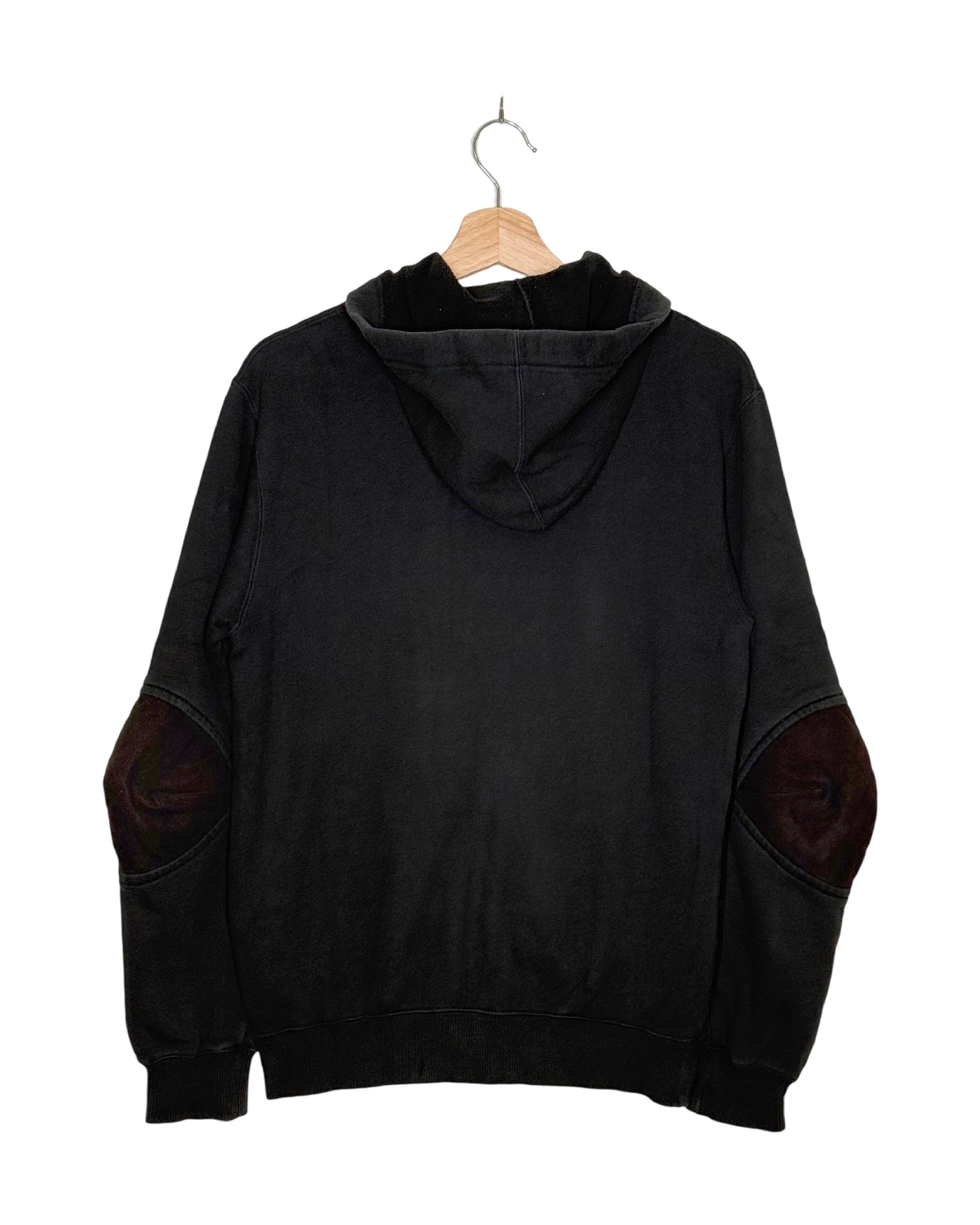 Comme des Garcons Homme Plus 2016AW Armour of Peace zip hoodie - back view on hanger