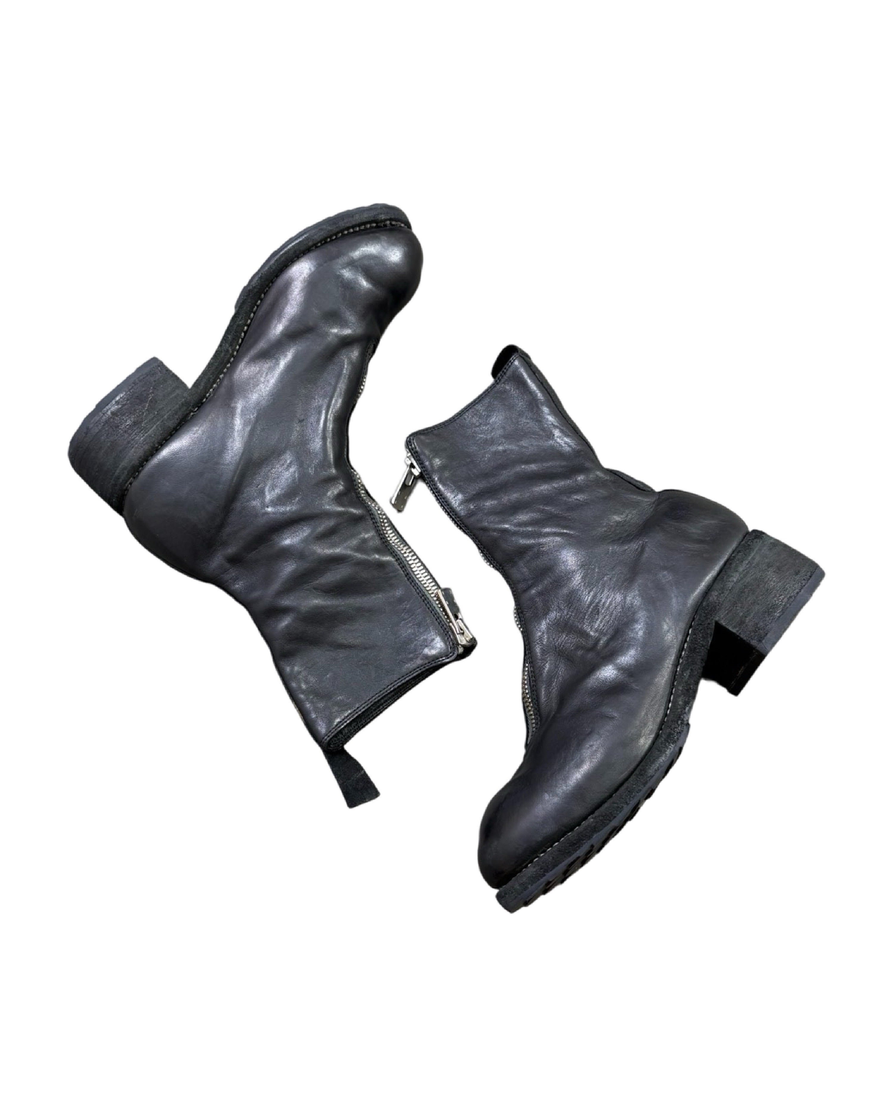 Guidi PL2 Horse Leather Front Zip Boots