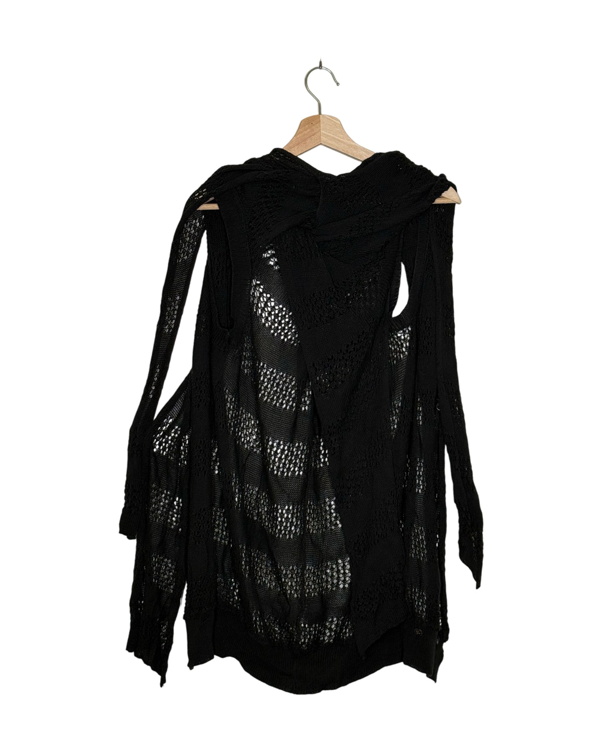 Yohji Yamamoto 2011SS Deconstructed Twisted Knit Cardigan