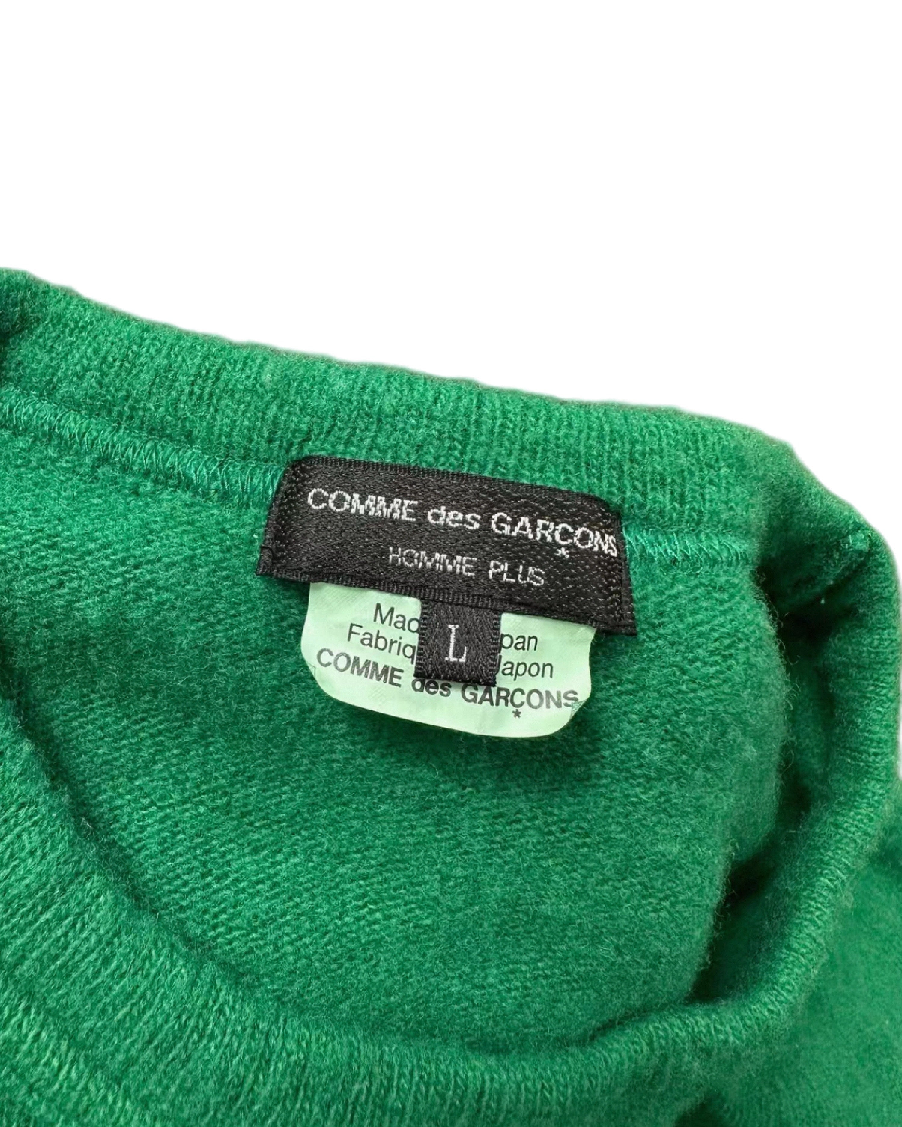 Comme Des Garcons Homme Plus 2022AW Runway Deconstructed Knit Sweater