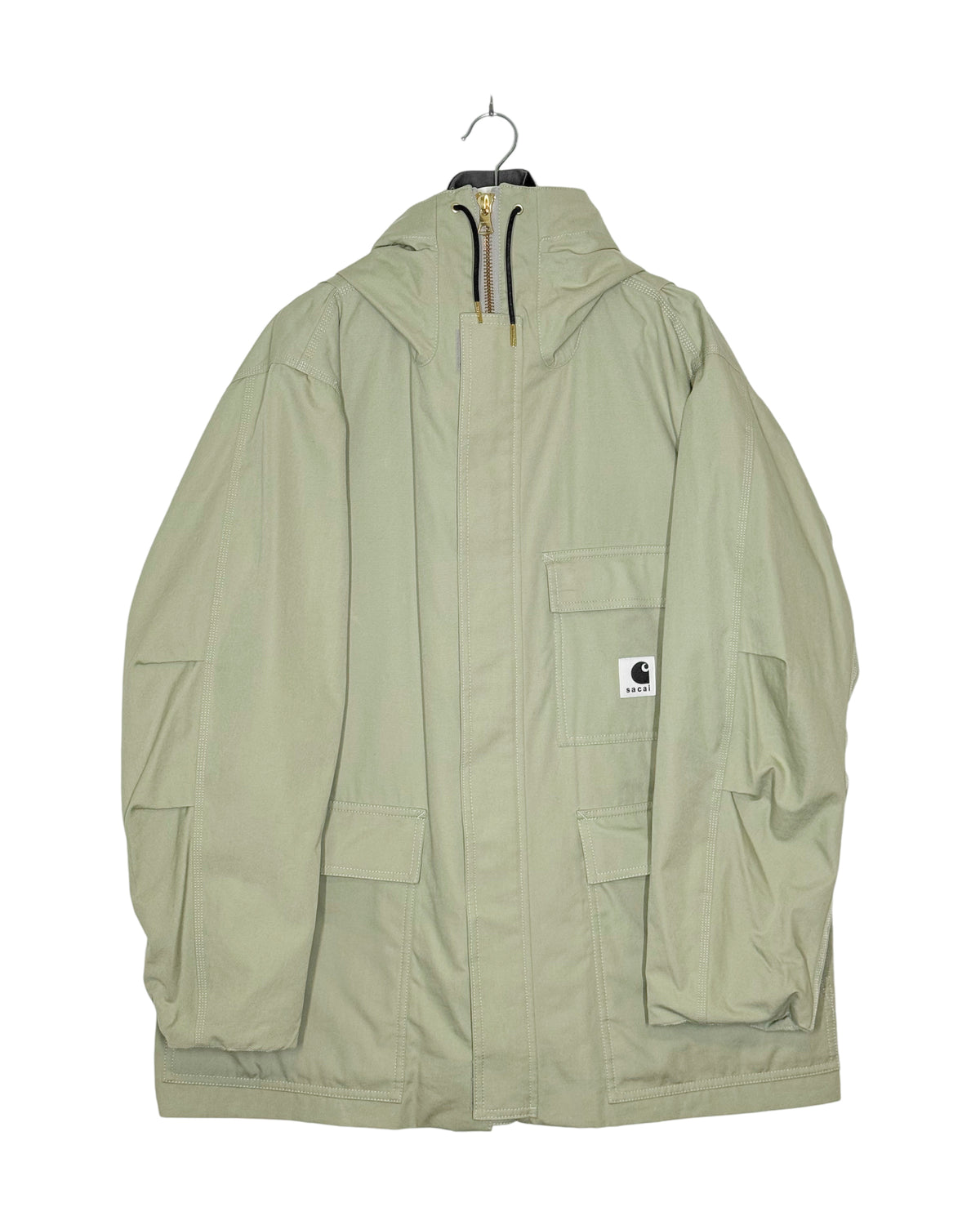 Sacai x Carhartt WIP 2024SS Runway Reversible Duck Coat