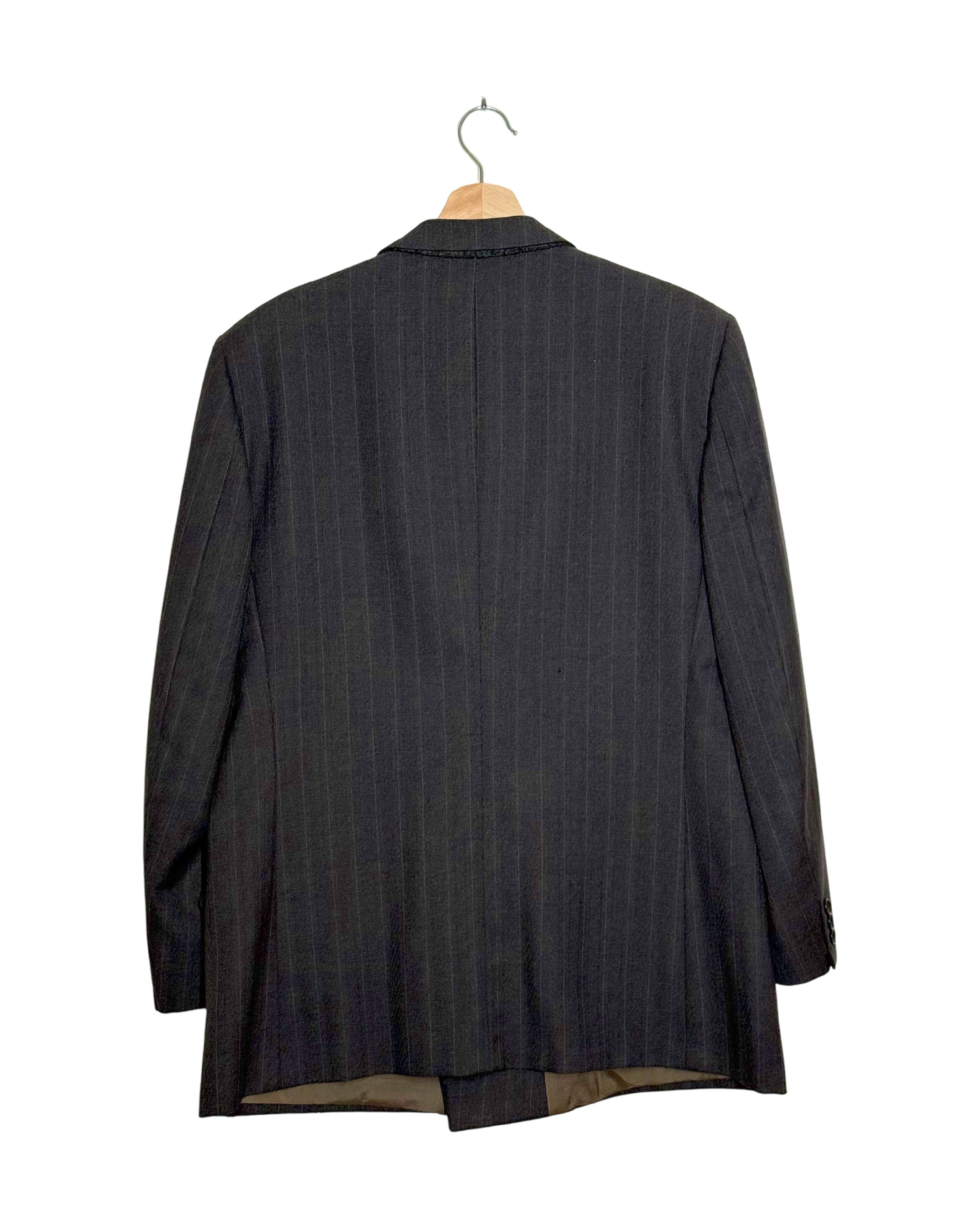 Givenchy Vintage Pinstripe Double-Breasted Wool Blazer