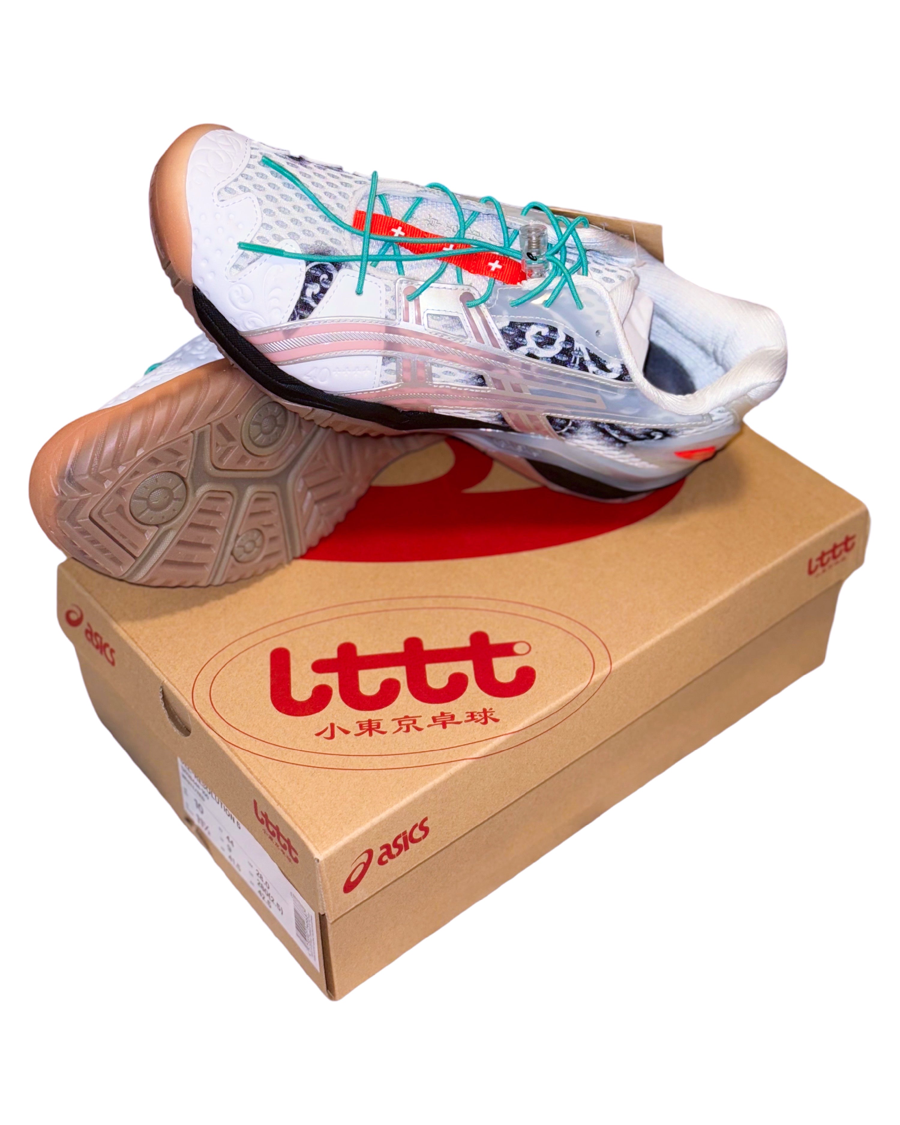 LTTT x Asics Gel-Resolution 5 Sneaker Red/White
