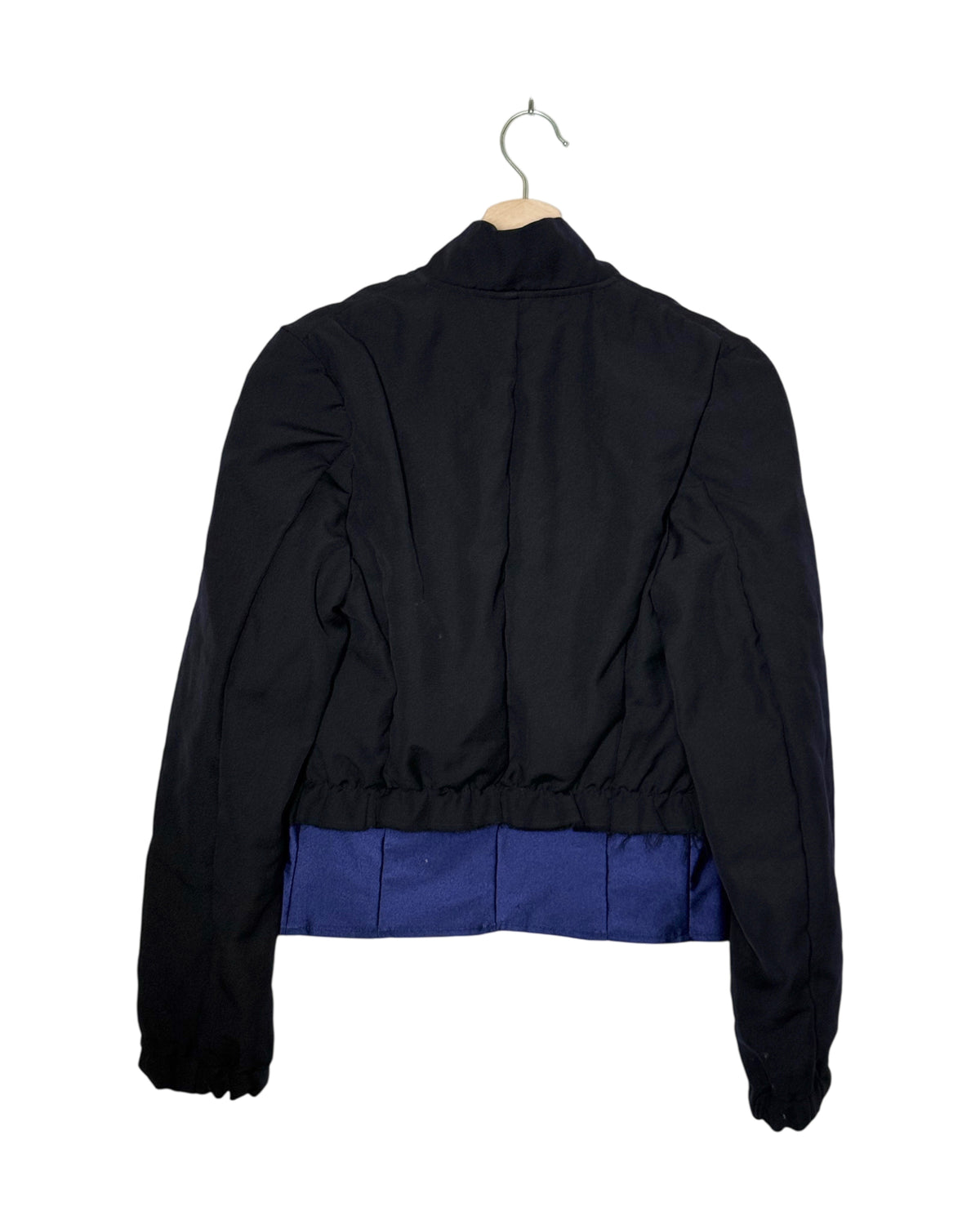 Comme Des Garcons 2000SS Runway Multi-Material Patchwork Crinkle Jacket