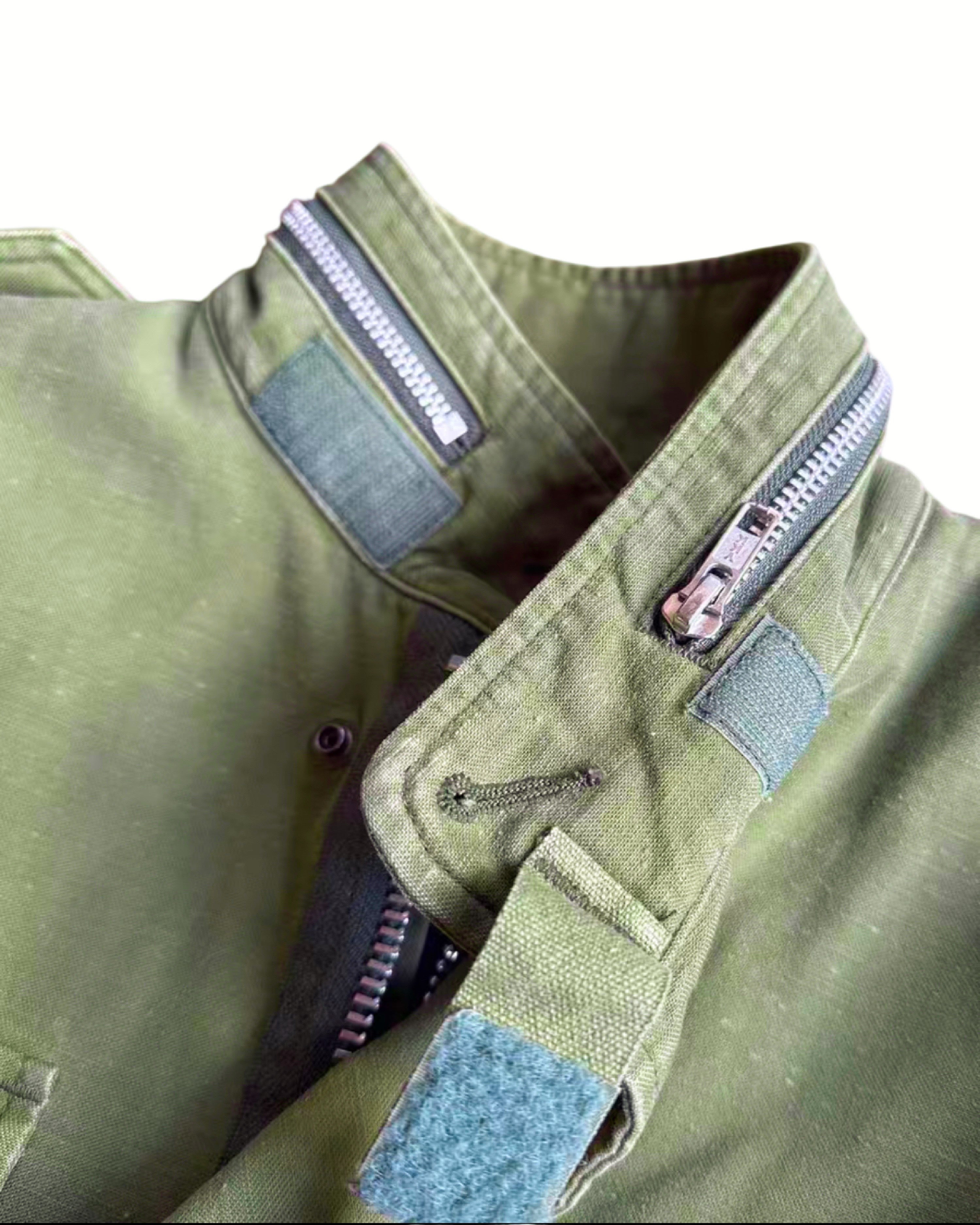 pink Junya Watanabe MAN 2013AW Floral-Lined M65 Field Jacket