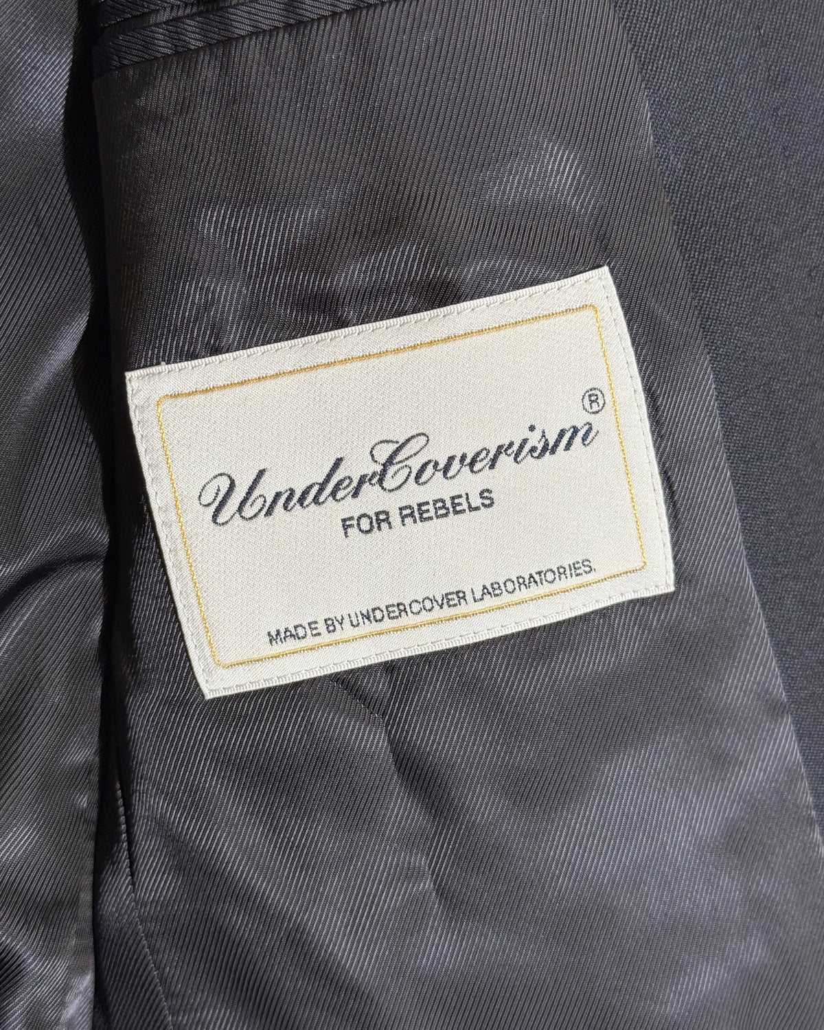 Undercover 2008AW Two Button Wool Blazer - detail view