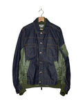 Sacai x A.P.C. 2021SS Eimi Nylon MA-1 Denim Jacket