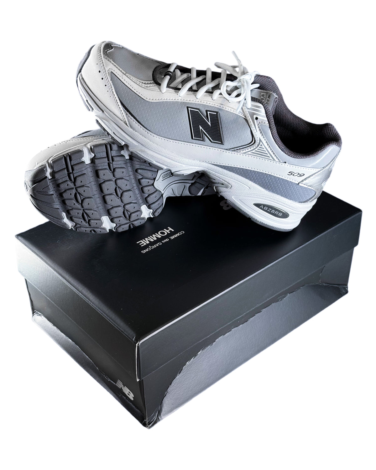 Comme Des Garcons Homme x New Balance 509 Grey Silver 2025AW Sneakers
