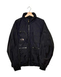 The North Face x eYe Junya Watanabe MAN 2025AW field jacket - front view on hanger, TNF technical field jacket reconstructed