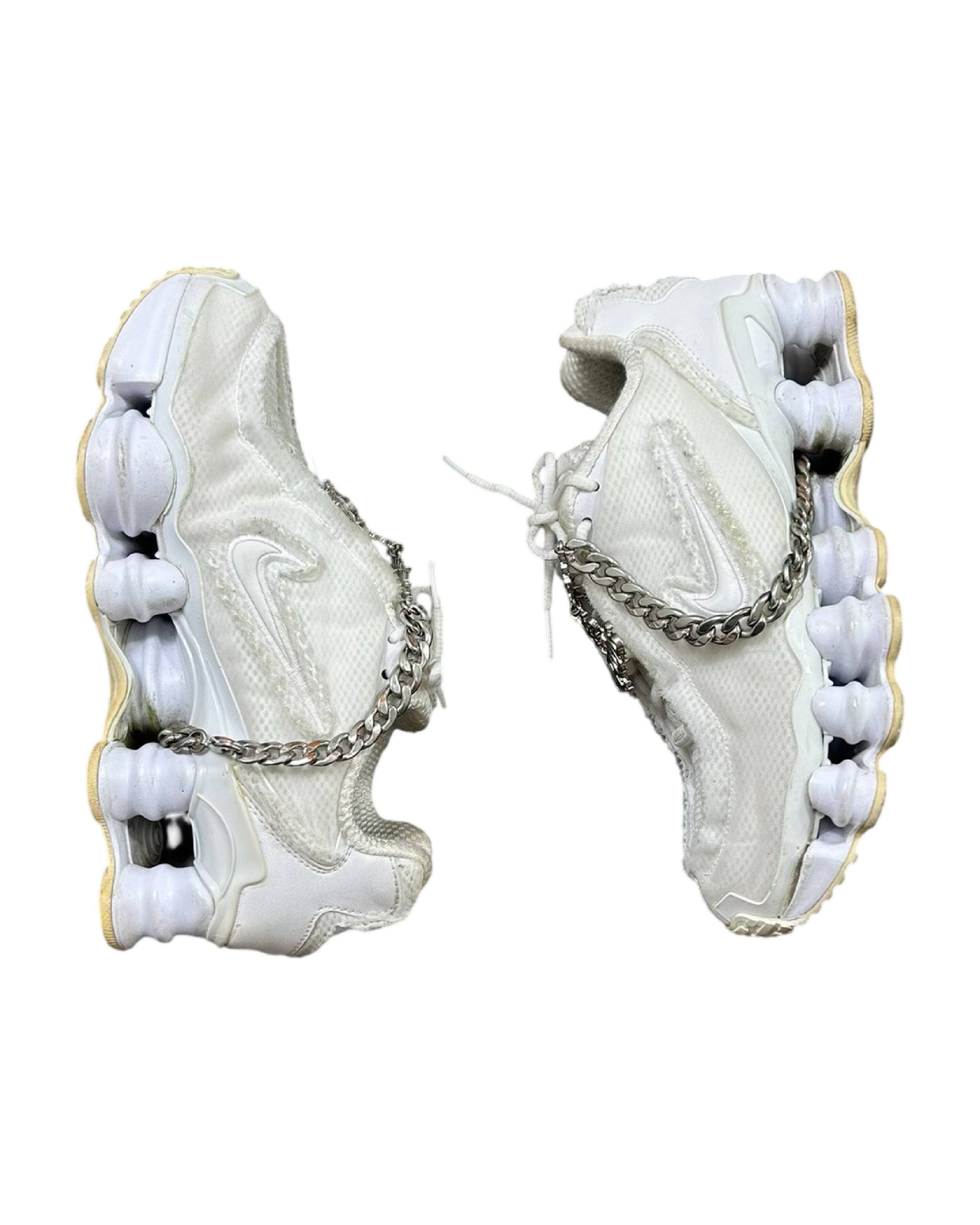 Nike x Comme Des Garcons 2019SS Runway Nike Shox TL Chain Sneakers