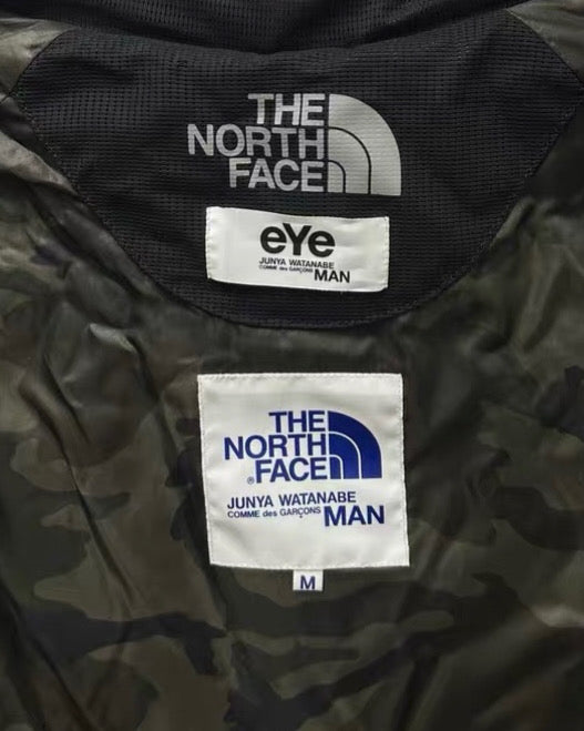 The North Face x Junya Watanabe MAN 2019SS backpack mountain jacket in camo - detail view