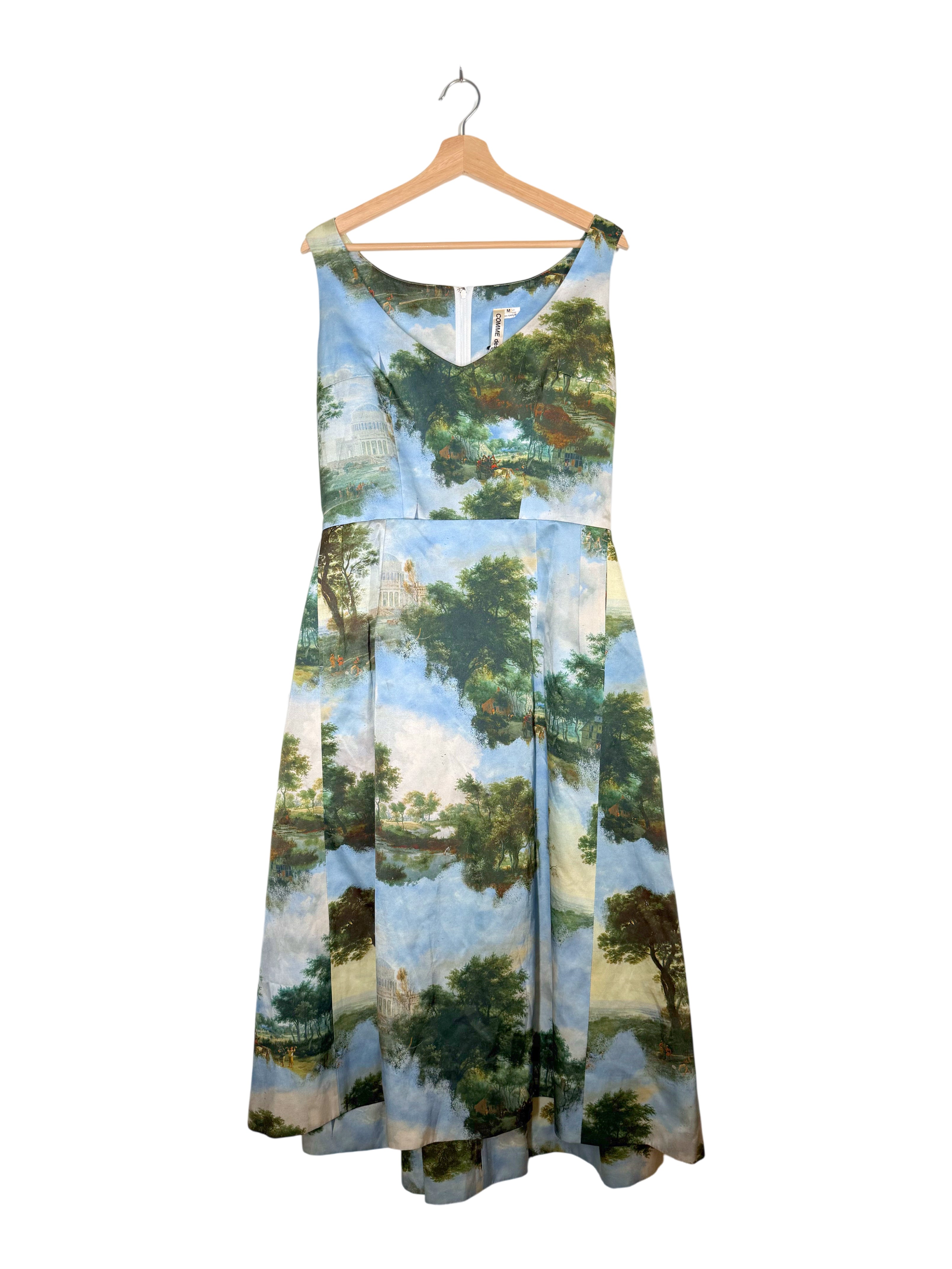 Comme des Garcons 2020SS Runway Orlando Oil Painting Dress