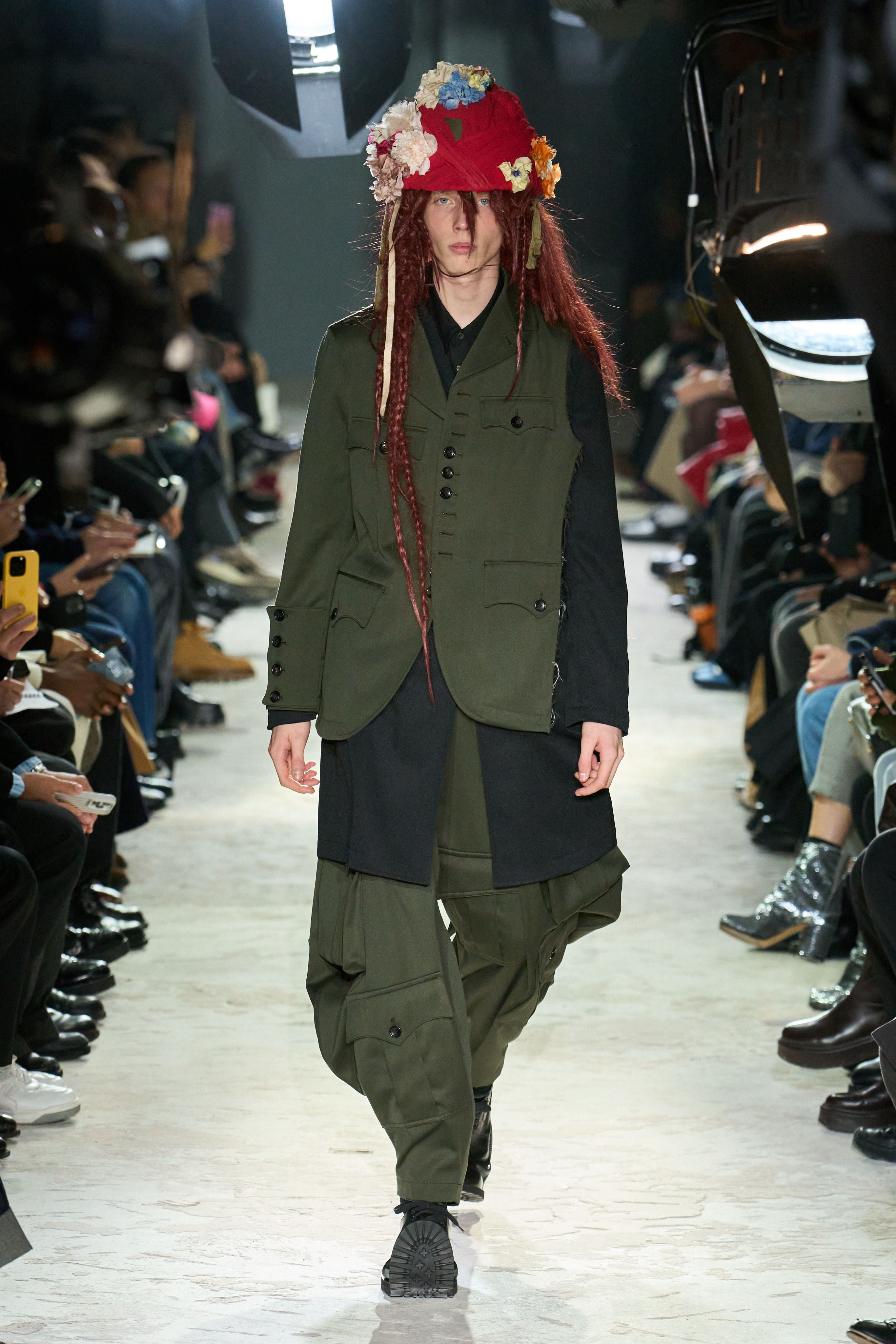 Comme Des Garcons Homme Plus 2025AW Runway Large Pocket Cargo Pants