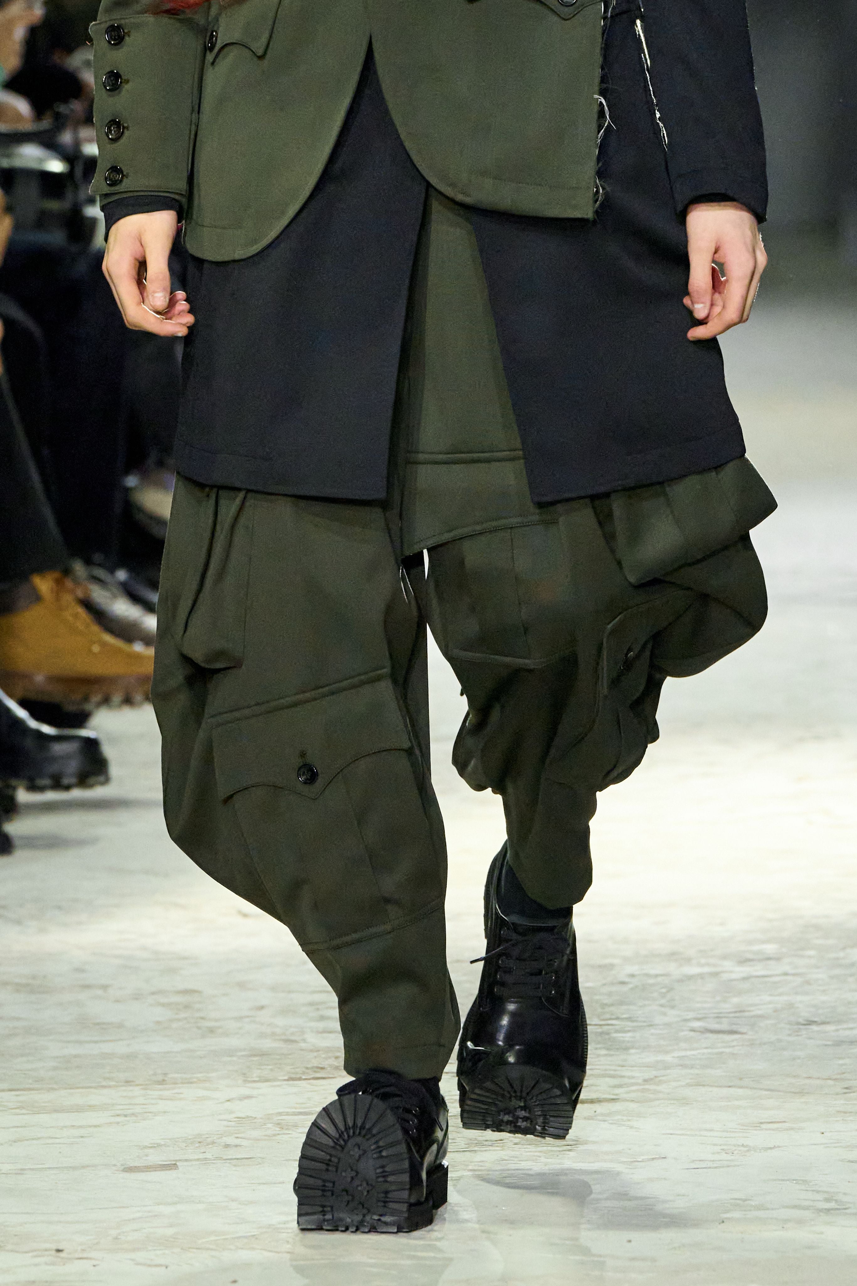 Comme Des Garcons Homme Plus 2025AW Runway Large Pocket Cargo Pants