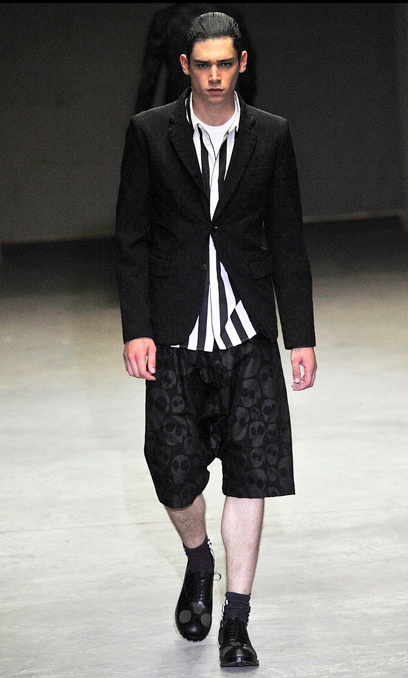 Comme des Garcons Homme Plus 2011SS Runway Skull Cut-Out Derby Shoes