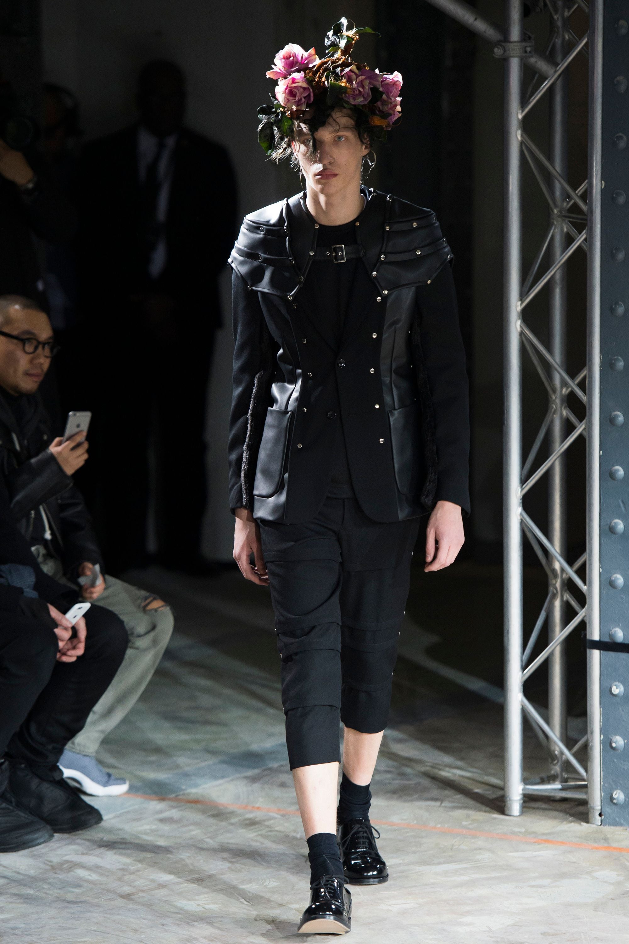 Comme Des Garcons Homme Plus Armor of Peace 2016AW Runway Rivets Blazer