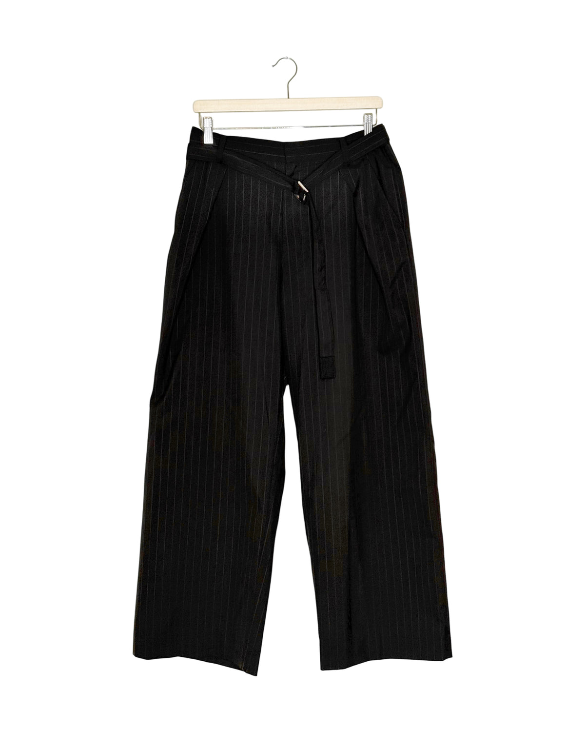 Sacai 2026SS Runway Chalk Stripe Wool Blend Trousers