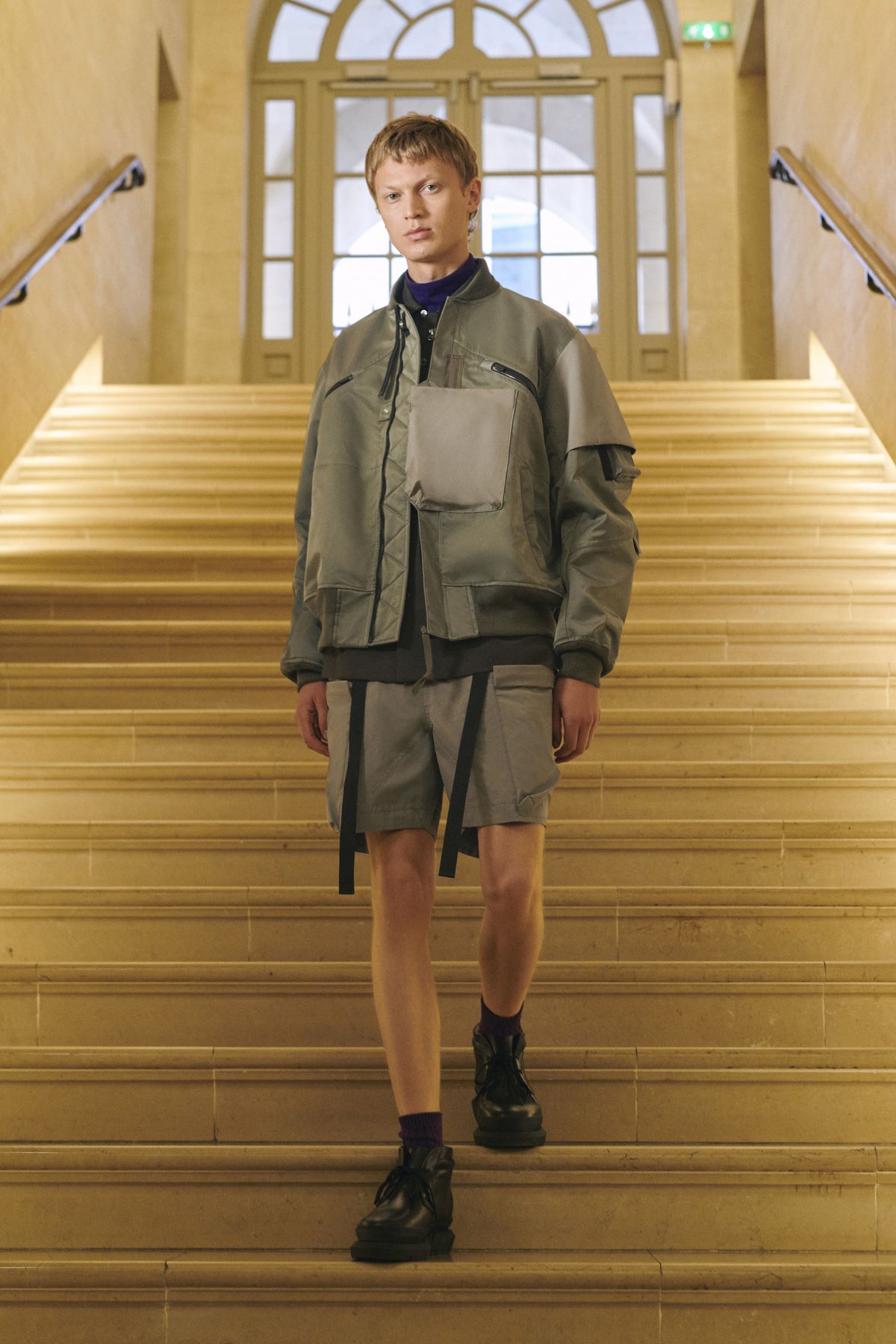 Sacai x ACRONYM 2022SS Runway MA-1 Bomber Jacket