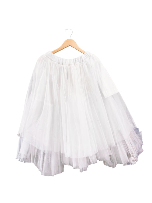 BLACK Comme Des Garcons 2022SS Layered Tulle Midi Skirt