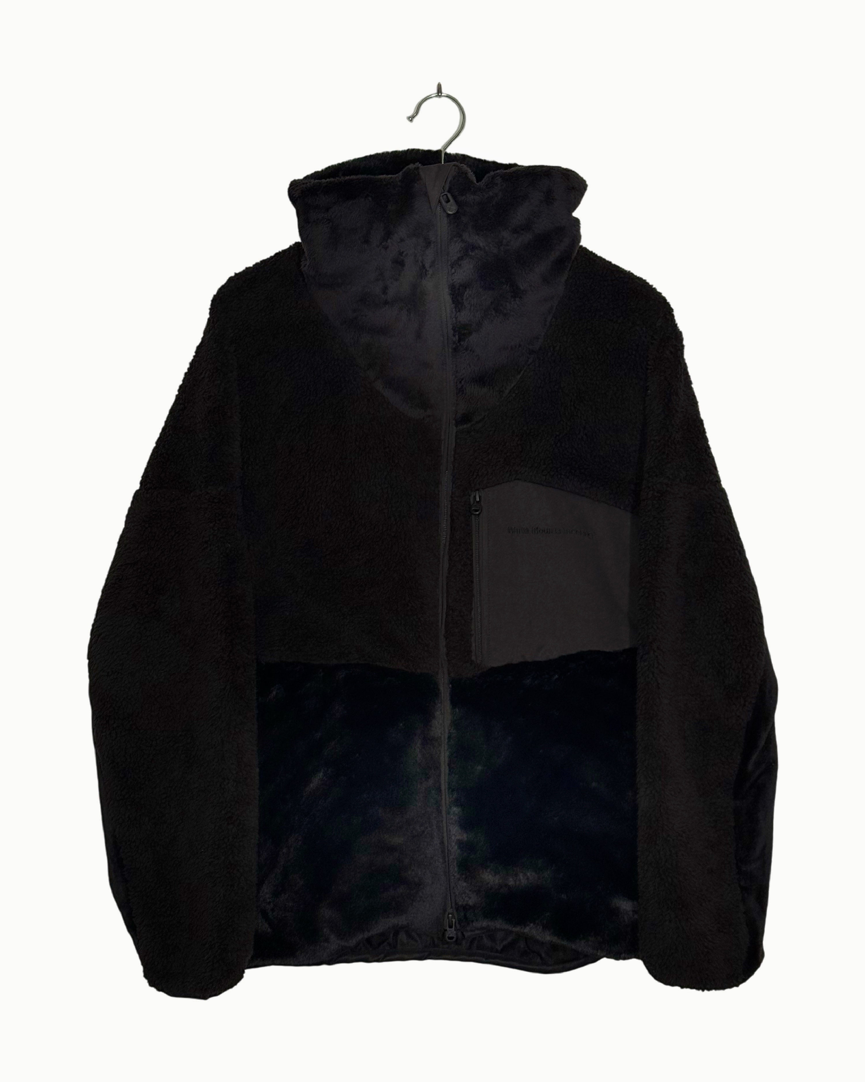 White Mountaineering 2020AW Runway Paneled Fleece Jacket